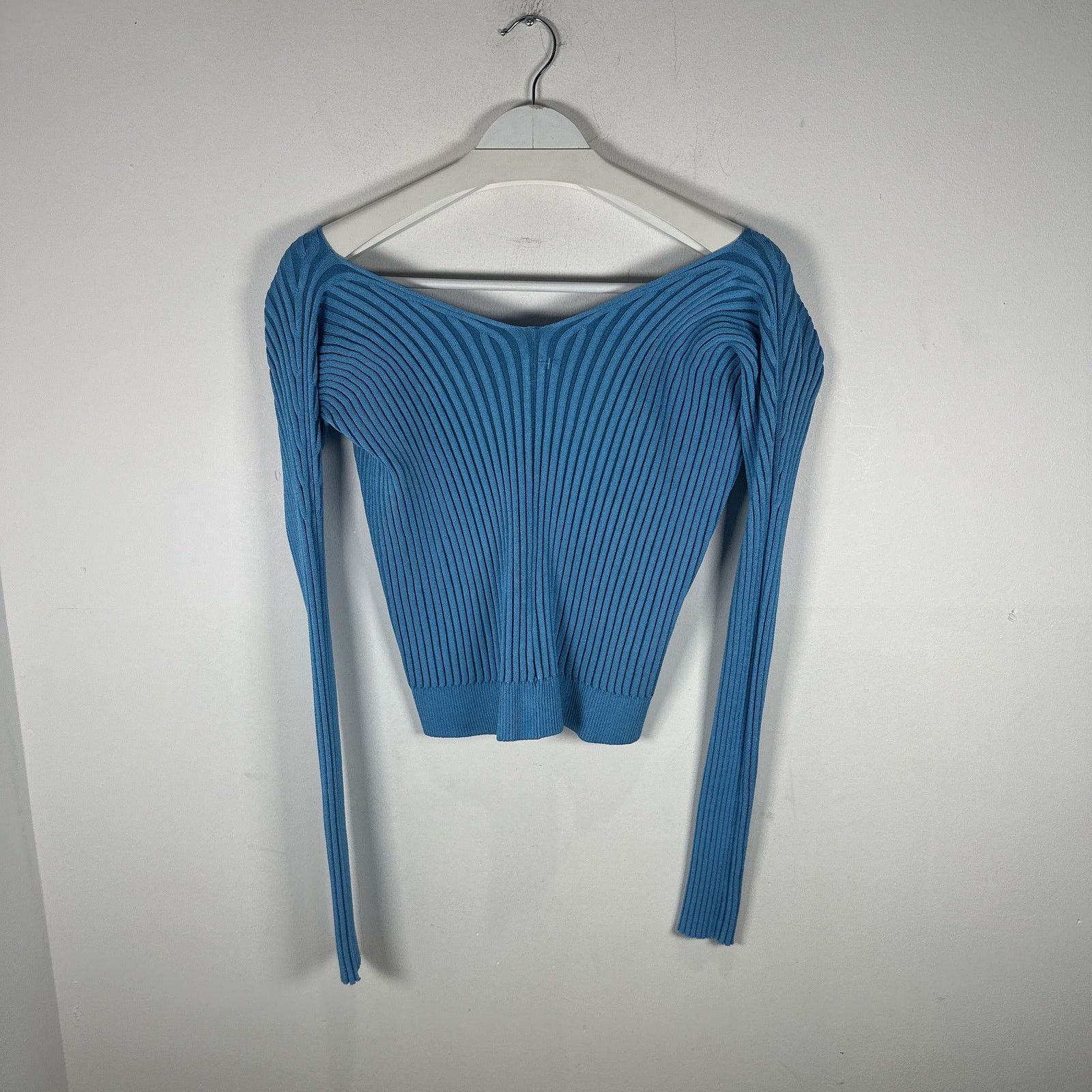Jacquemus Jacquemus La Maille Pralu Cropped Cardigan Light Blue Size S Size S / US 4 / IT 40 - 2 Thumbnail