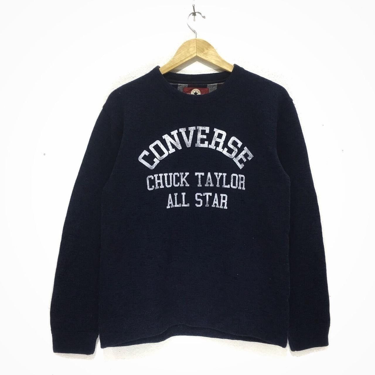 Converse Vintage CONVERSE ALL STAR Chuck Taylor Crewneck Sweater Size L / US 10 / IT 46 - 1 Thumbnail