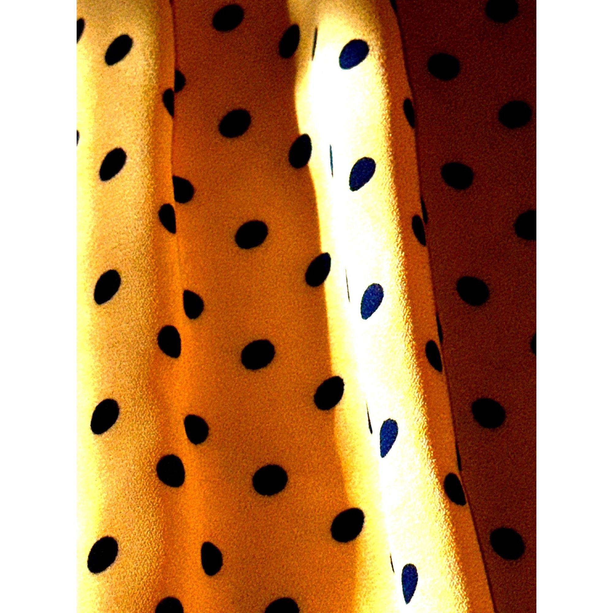 Tommy Hilfiger Tommy Hilfiger Large Yellow Polka Dot Scoop Neck Long Sleeve Size L / US 10 / IT 46 - 7 Thumbnail
