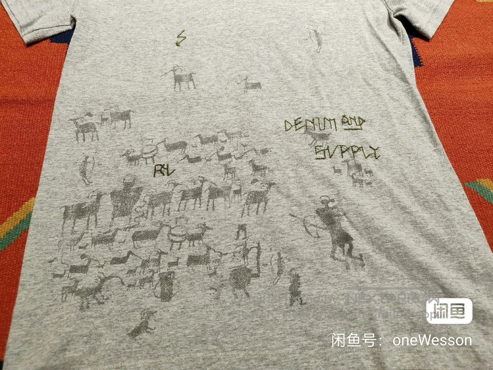 RRL Ralph Lauren Ralph Lauren Indian Hunting Graphic Tee. Size US S / EU 44-46 / 1 - 2 Thumbnail