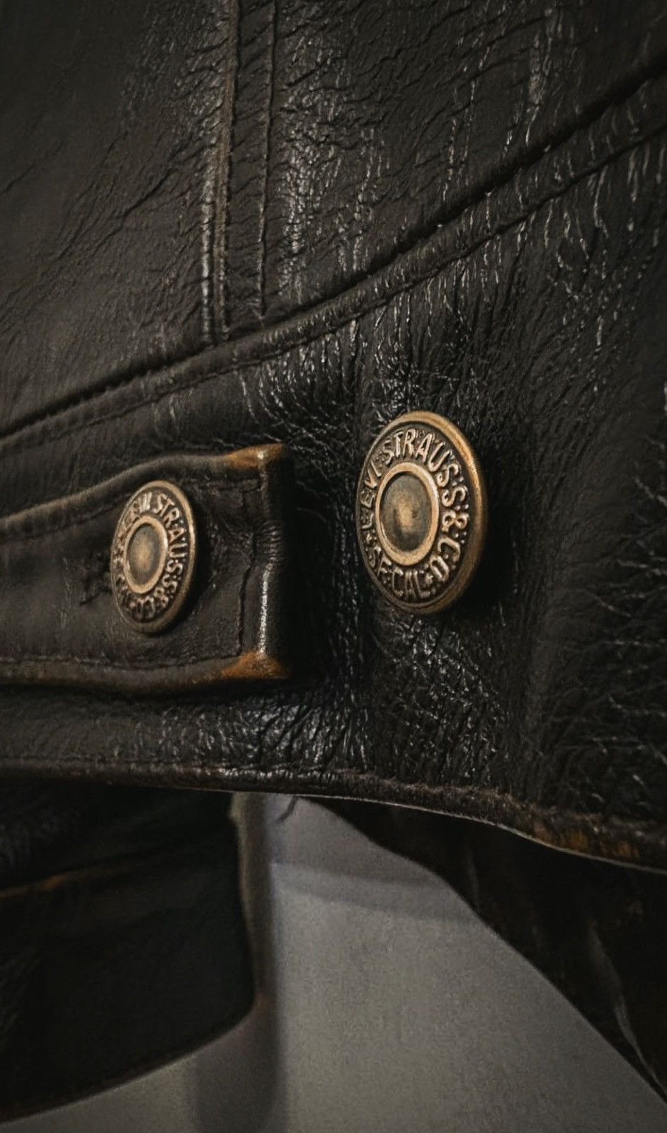 Levi's Vintage 80s Levi’s Leather Brown Trucker Jacket White Tab Size US M / EU 48-50 / 2 - 5 Thumbnail
