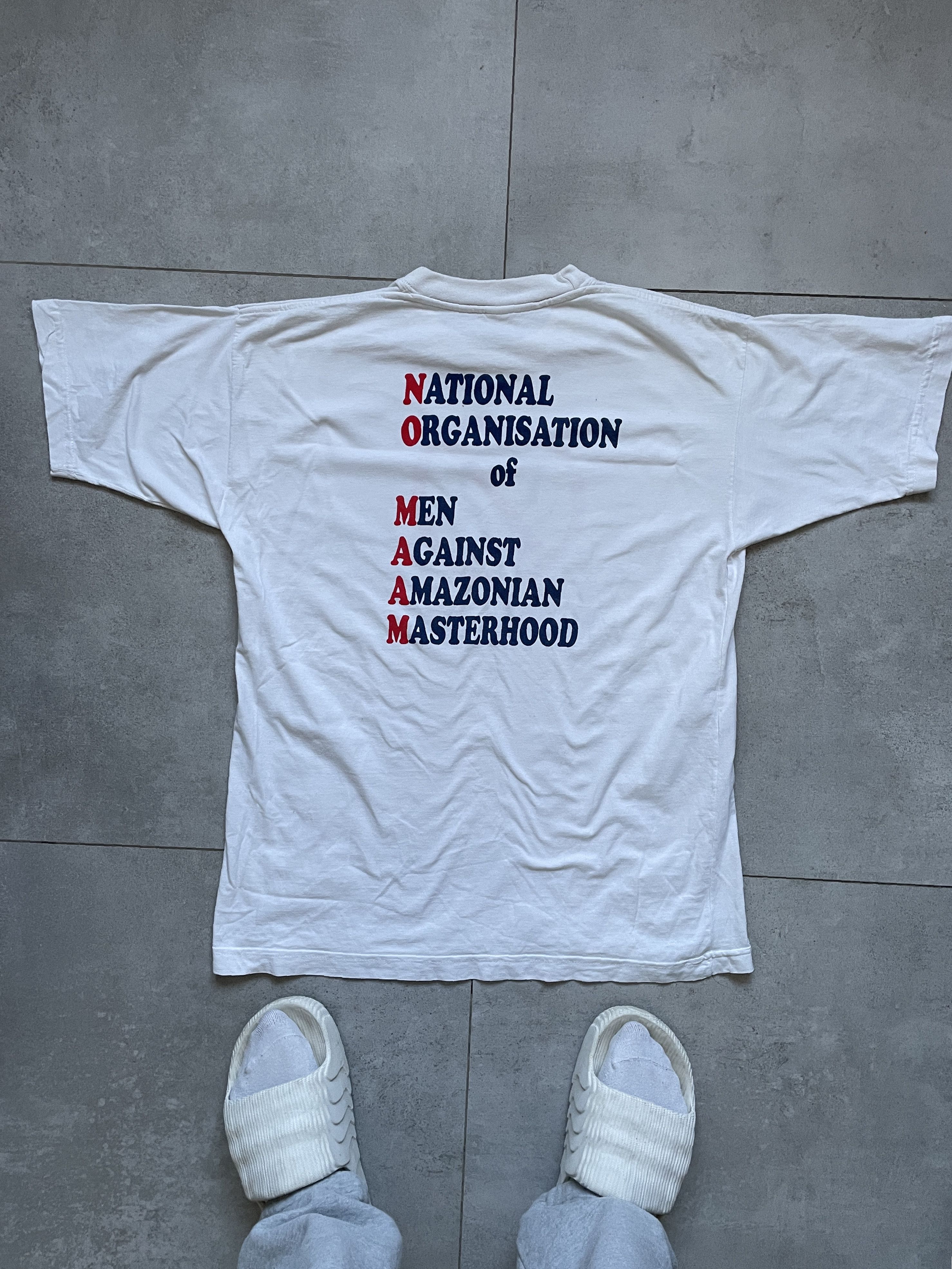 Vintage VINTAGE 90S AL BUNDY NO MA'AM WHITE TEE Size US L / EU 52-54 / 3 - 3 Thumbnail