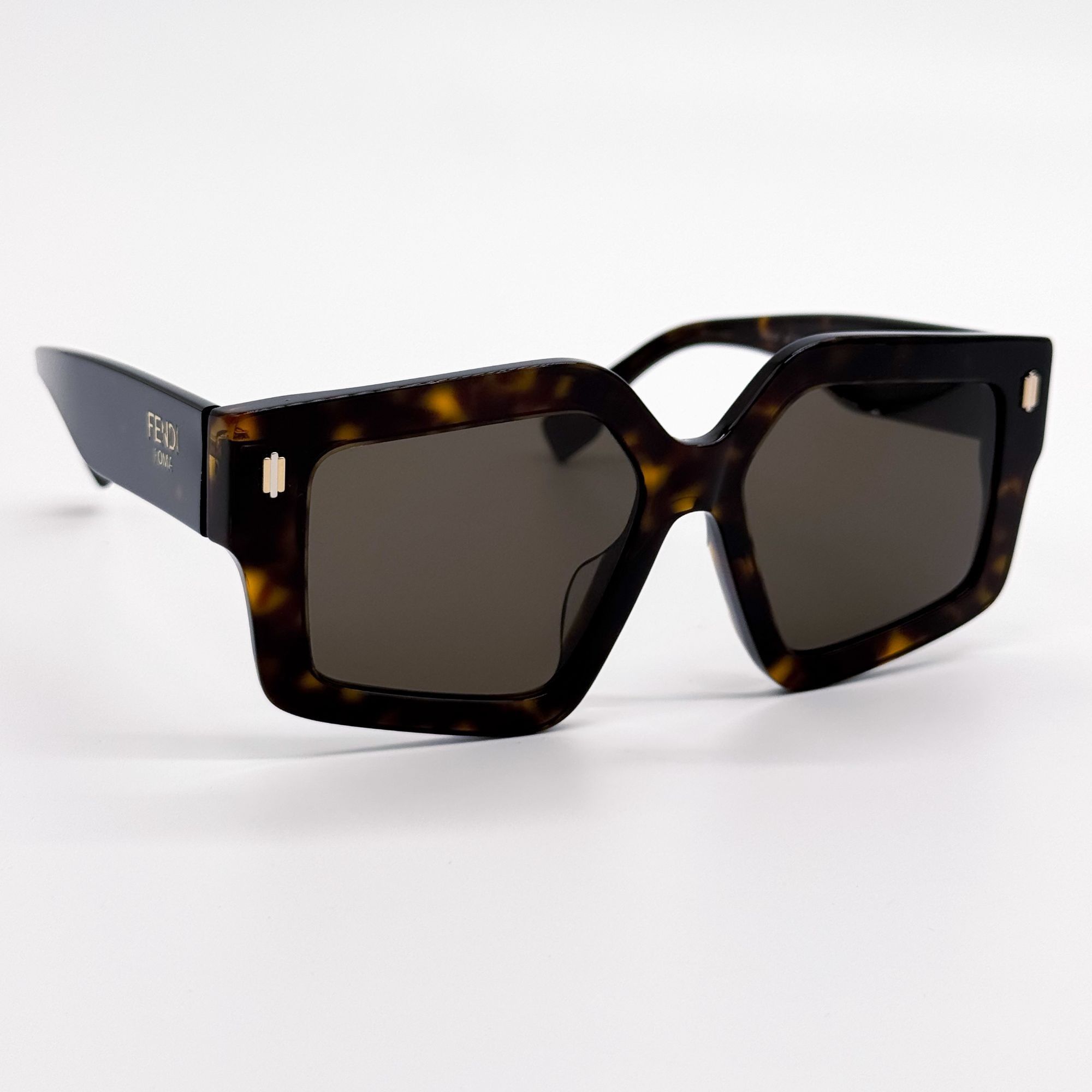 Fendi NEW FE40162F 52E GEOMETRIC WOMEN SUNGLASSES FENDI Size ONE SIZE - 4 Thumbnail