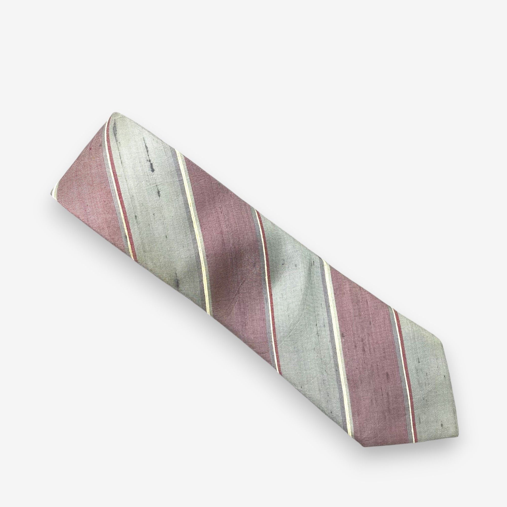 Issey Miyake Vintage Issey Miyake SILK Necktie Cravate Pure Silk Neck Tie Size ONE SIZE - 2 Thumbnail