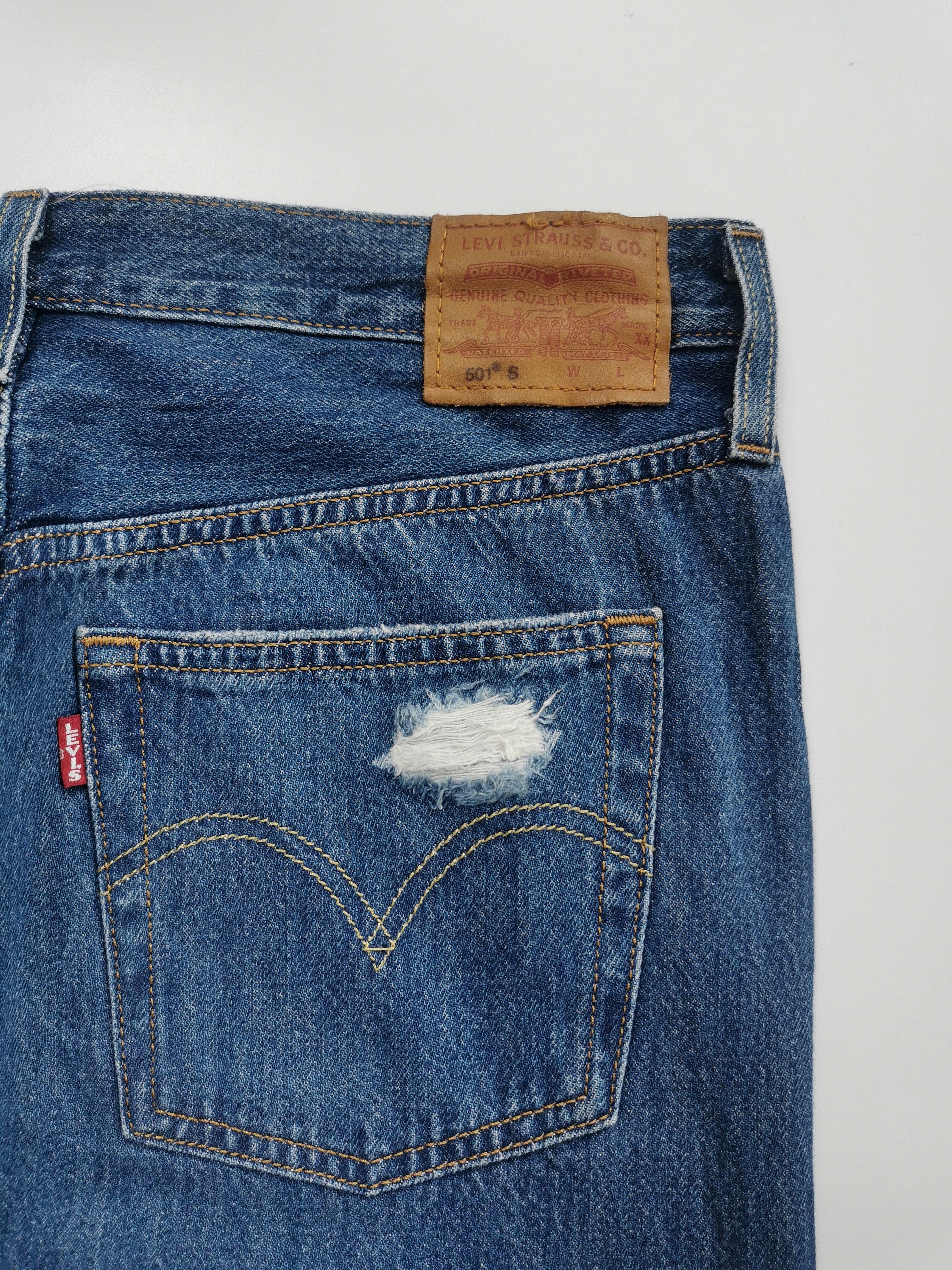 Levi's Vintage Levis 501 Skinny 29'x31.5 (Lenght 41.5') Size US 29 - 11 Thumbnail