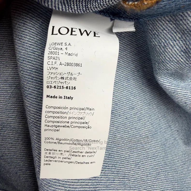 Loewe Loewe Denim Jacket Size 4XL / US 24-26 - 4 Thumbnail