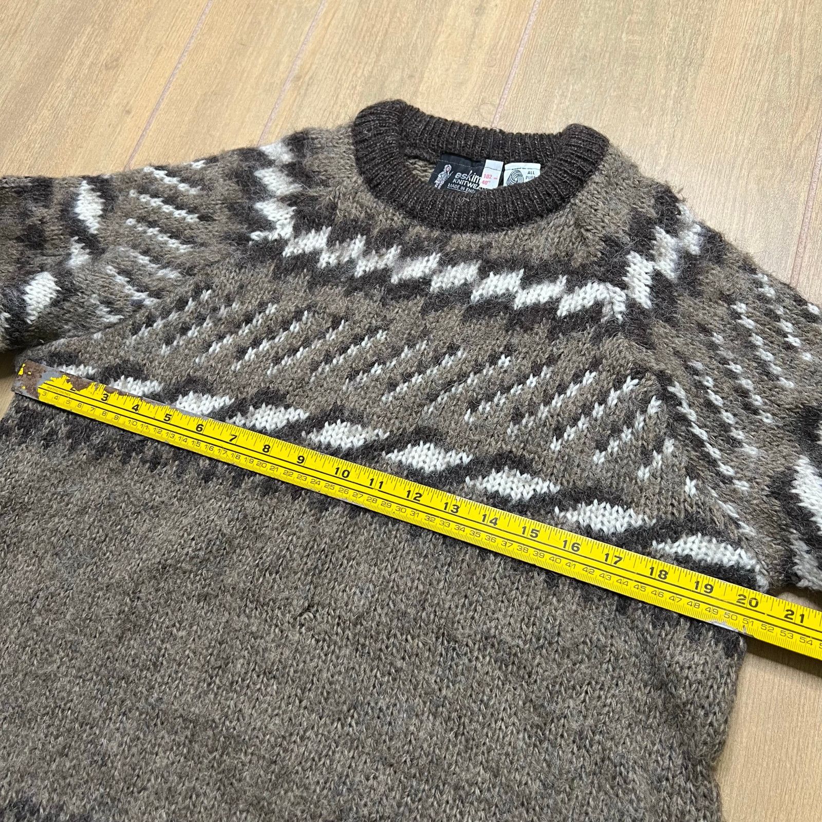 Vintage Vintage Eskimo Eskimo Knitwear Wool Sweater England Mens M Size US M / EU 48-50 / 2 - 6 Thumbnail