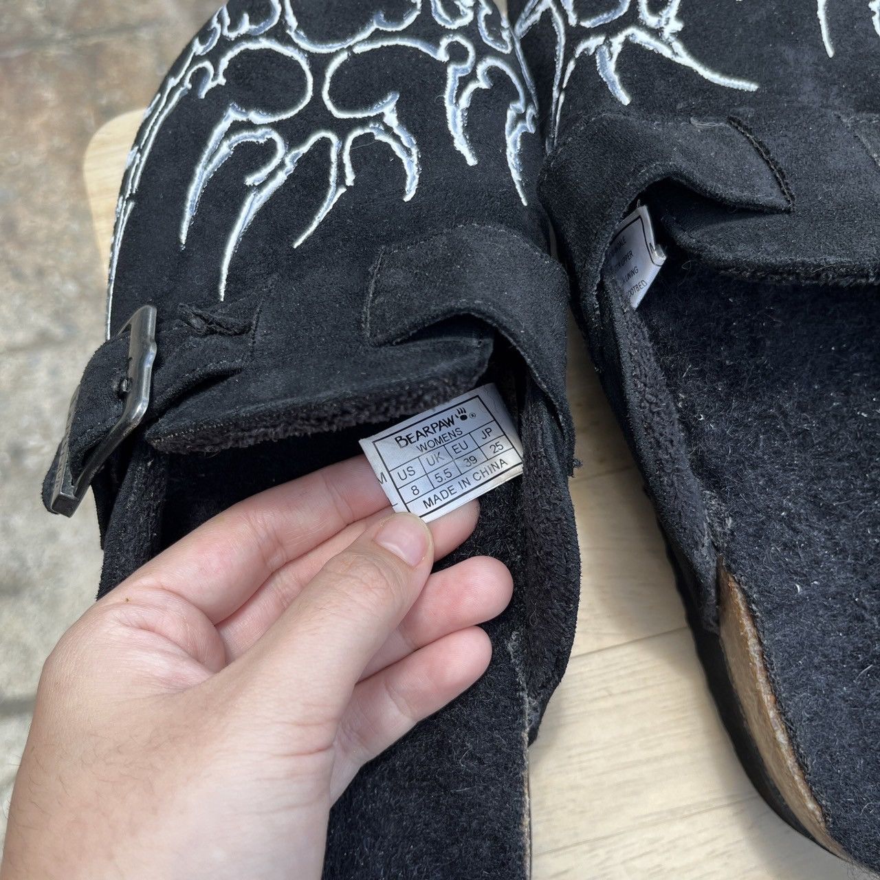 Japanese Brand Bearpaw Women's Black II Nellie Sandals custom 1 of 1 Size US 8 / IT 38 - 5 Thumbnail