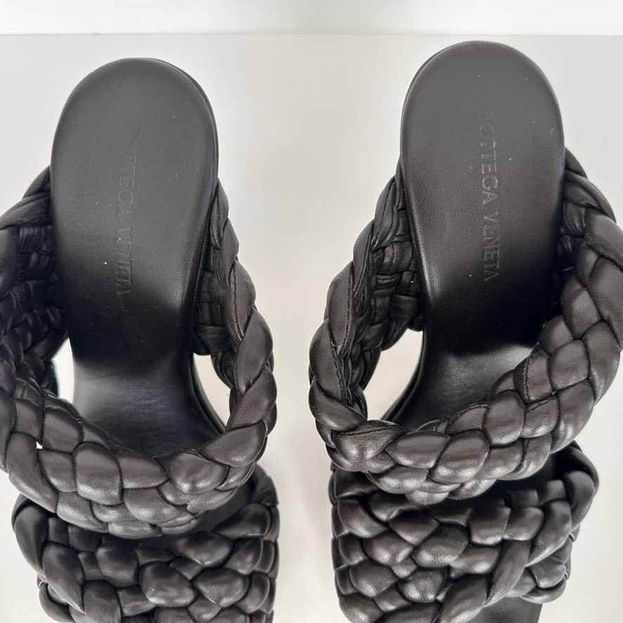 Bottega Veneta Bottega Veneta Curve Mule Sandal Dark Cocoa Brown Size 39 Size US 8.5 / IT 38.5 - 4 Thumbnail