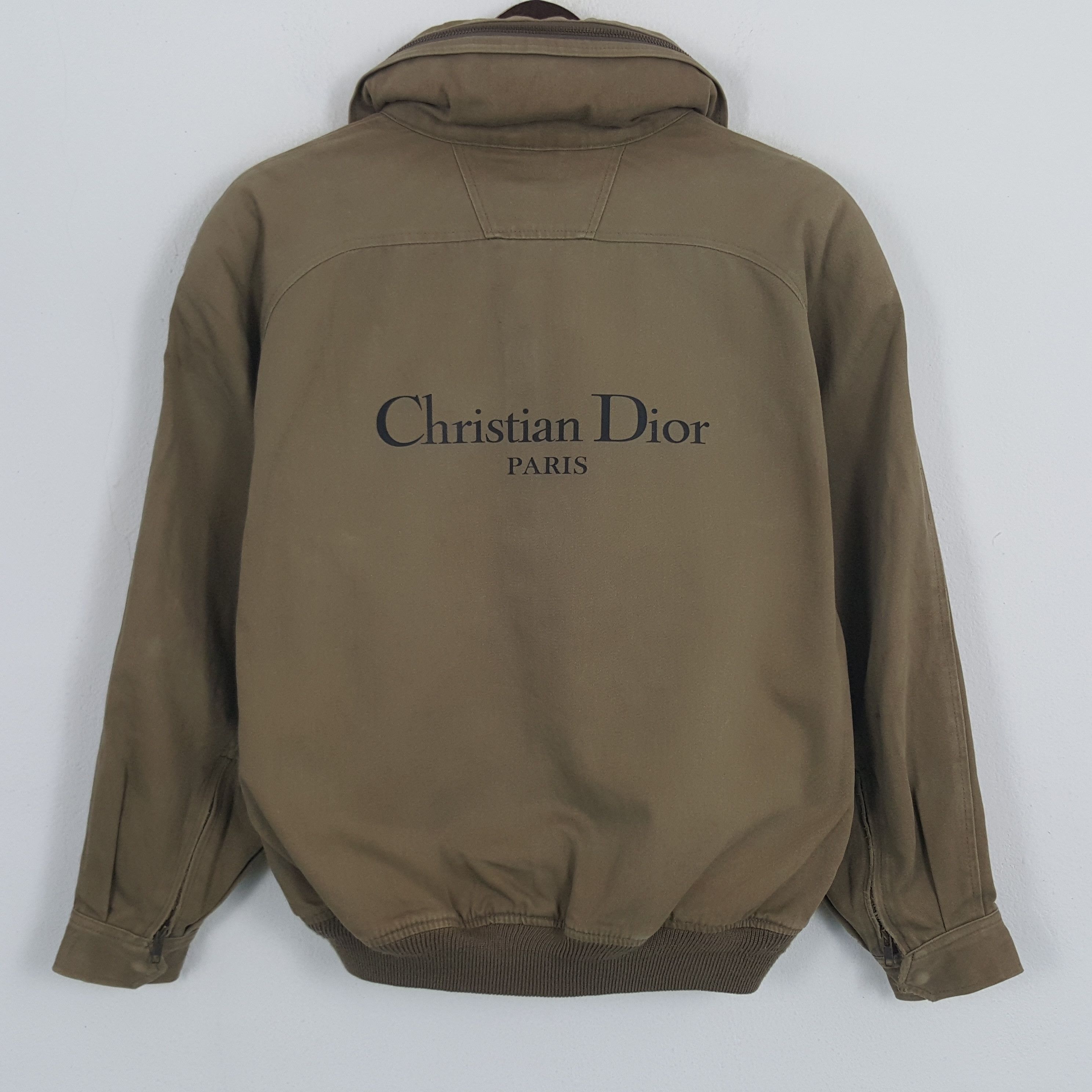 Christian Dior Monsieur × Vintage Vintage Christian Dior Custom Spell Out Zipper Jacket Size US M / EU 48-50 / 2 - 1 Thumbnail