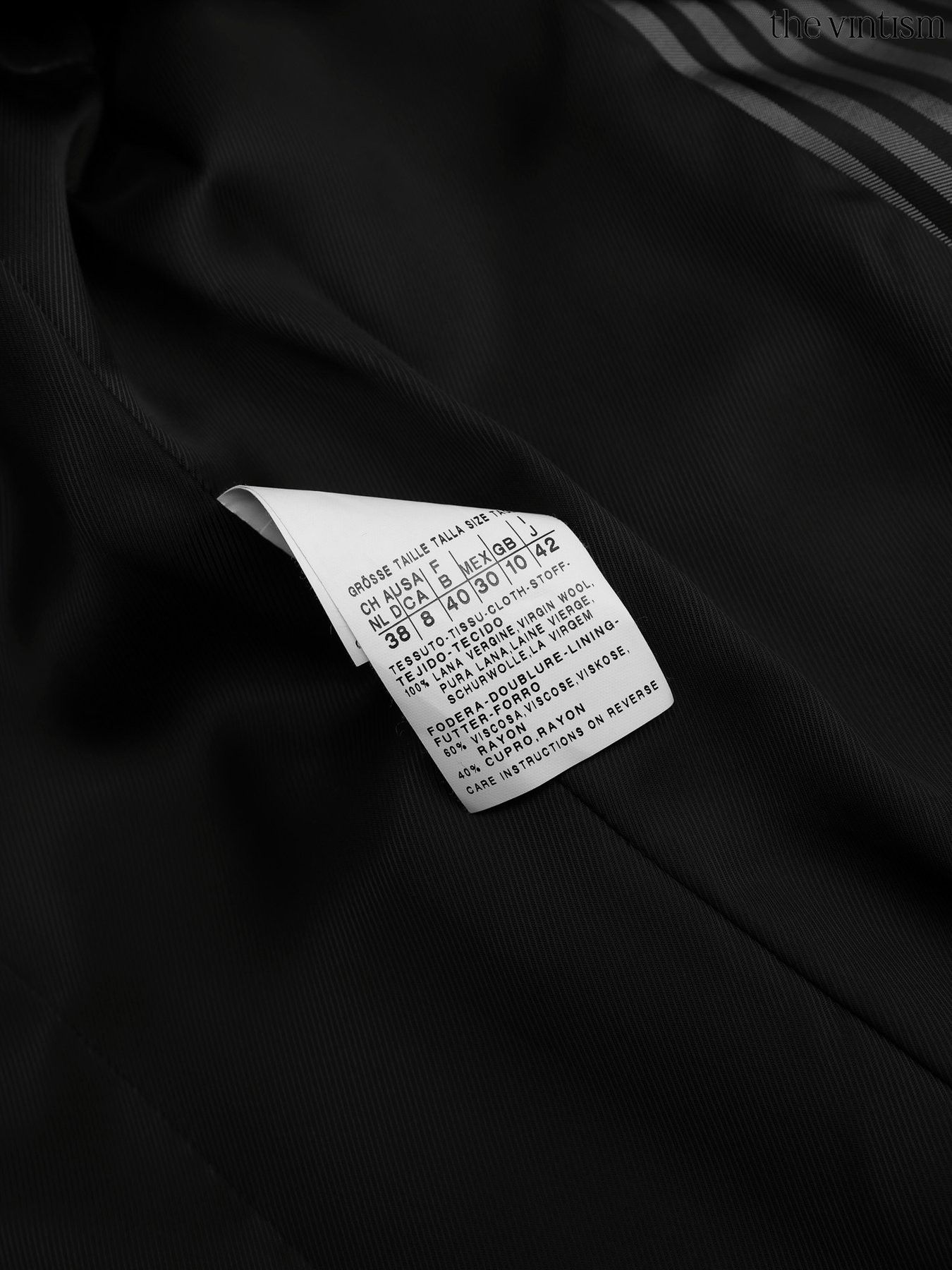 Sportmax Sportmax by Max Mara Black Virgin Wool Double-Breasted Coat Size M / US 6-8 / IT 42-44 - 10 Thumbnail