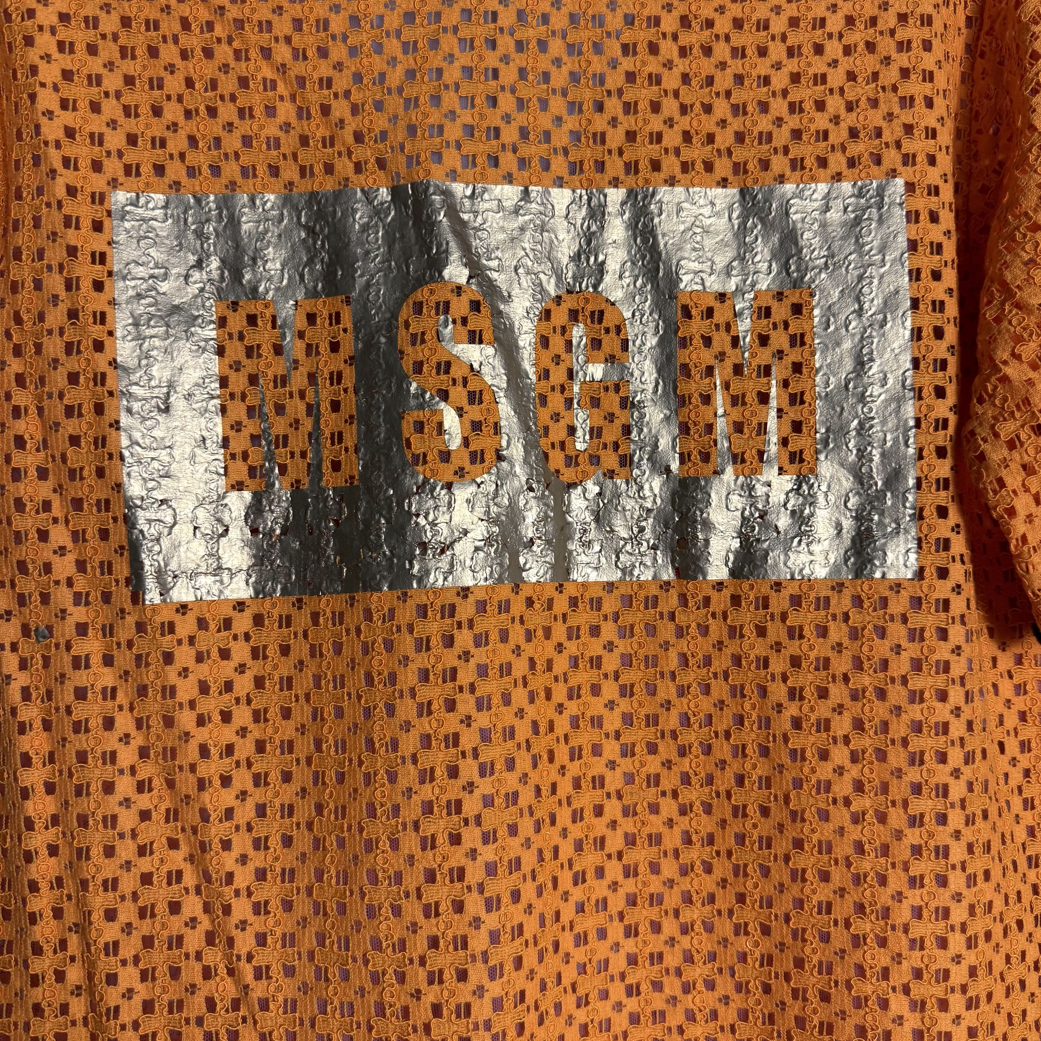 MSGM 🔥RARE🔥MSGM Milano Spell Out Sheer T-shirt Size M / US 6-8 / IT 42-44 - 2 Thumbnail