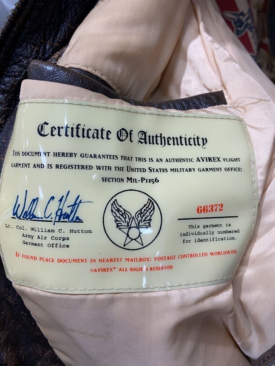 Avirex Avirex Leather Flight Jacket Brown Size US M / EU 48-50 / 2 - 3 Thumbnail