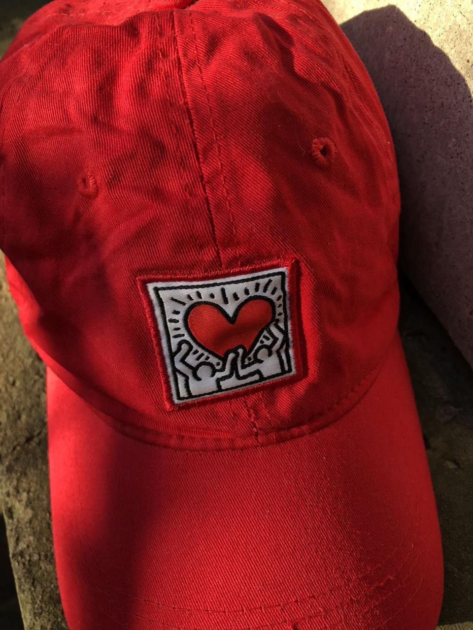 Keith Haring Keith Haring red cap Size ONE SIZE - 2 Thumbnail