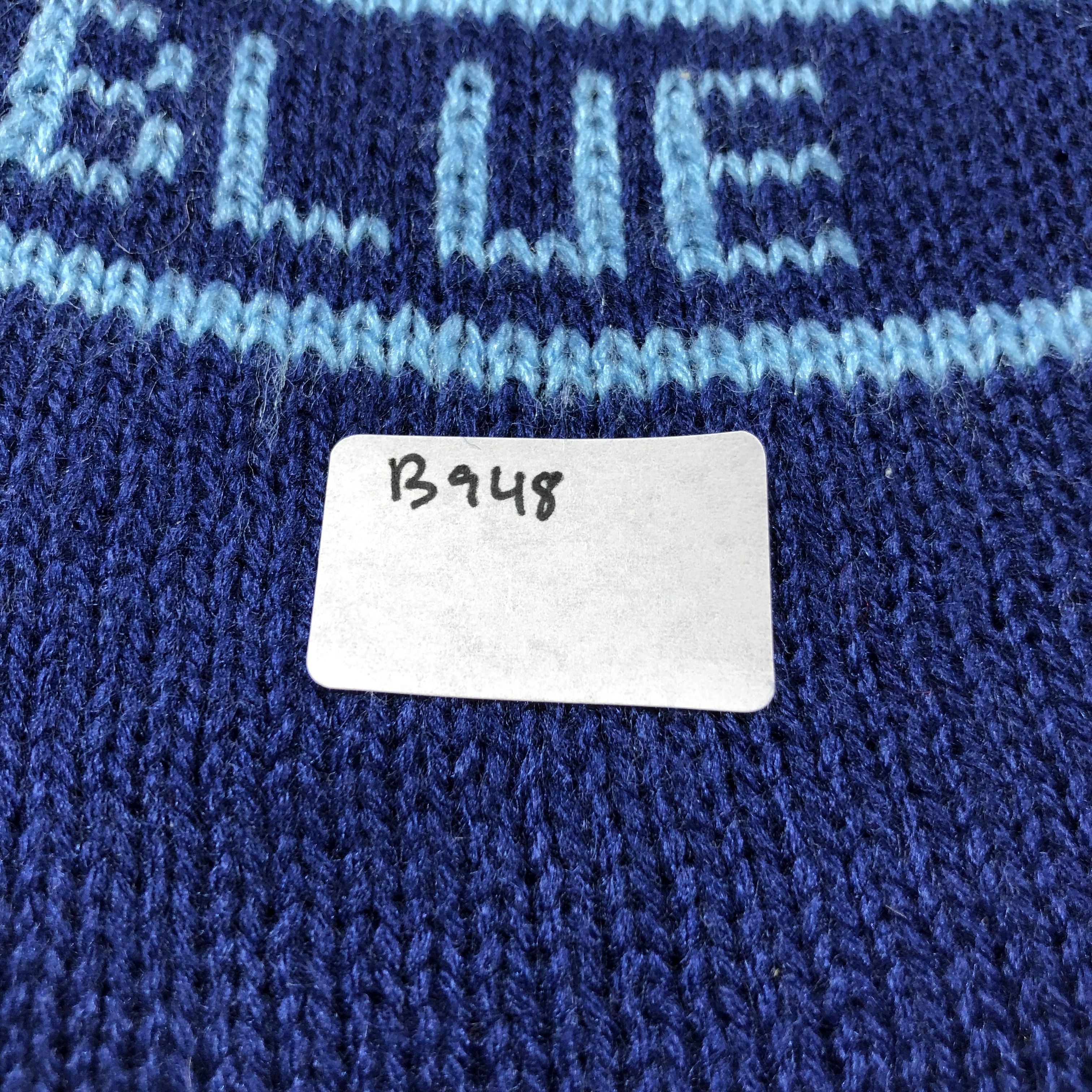 Vintage Blue Impulse Slouchy Beanie Snowcap Snow Hat B948 Size ONE SIZE - 6 Thumbnail