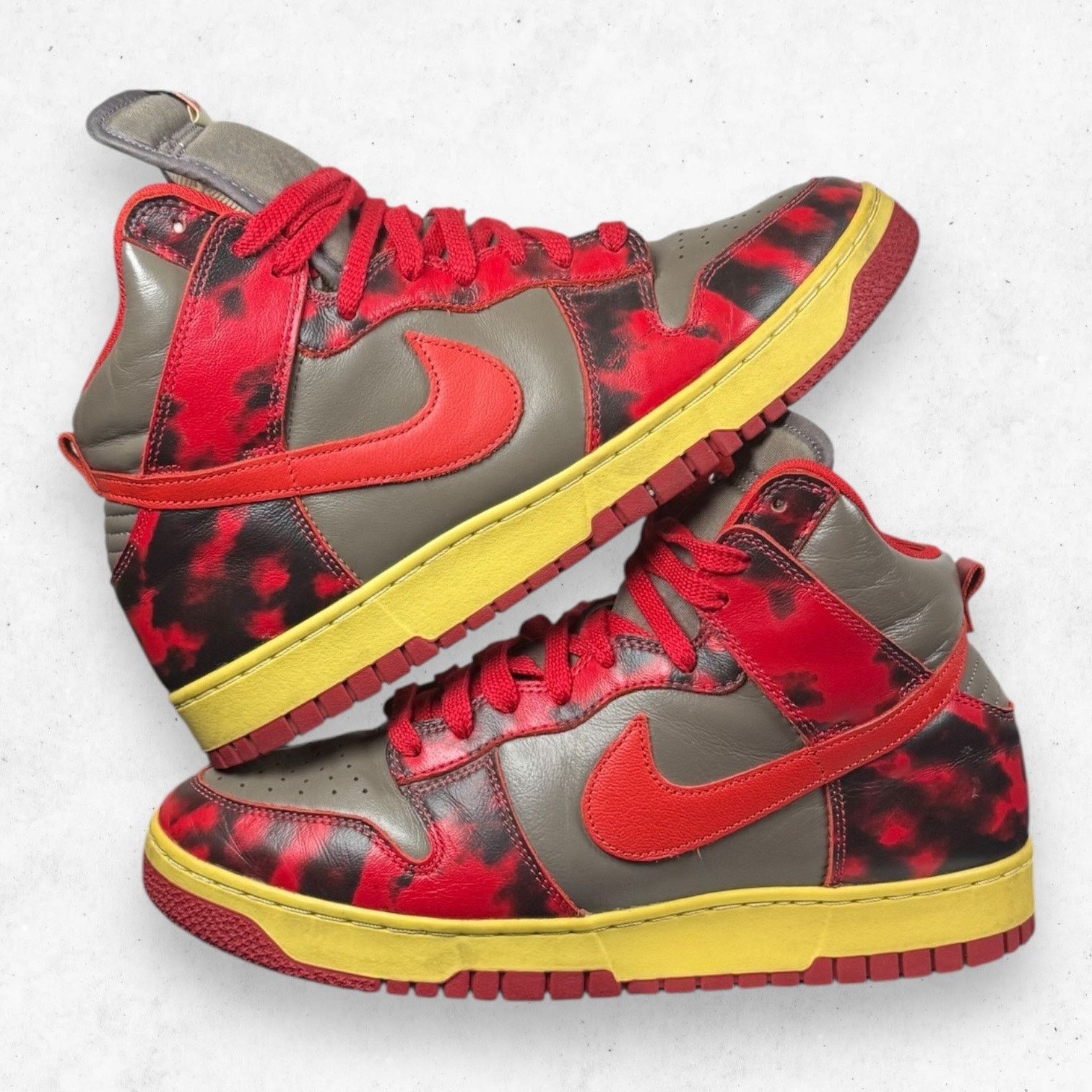 Nike Nike Dunk High 1985 Acid Wash University Red Sz 10.5 Size US 10.5 / EU 43-44 - 6 Thumbnail