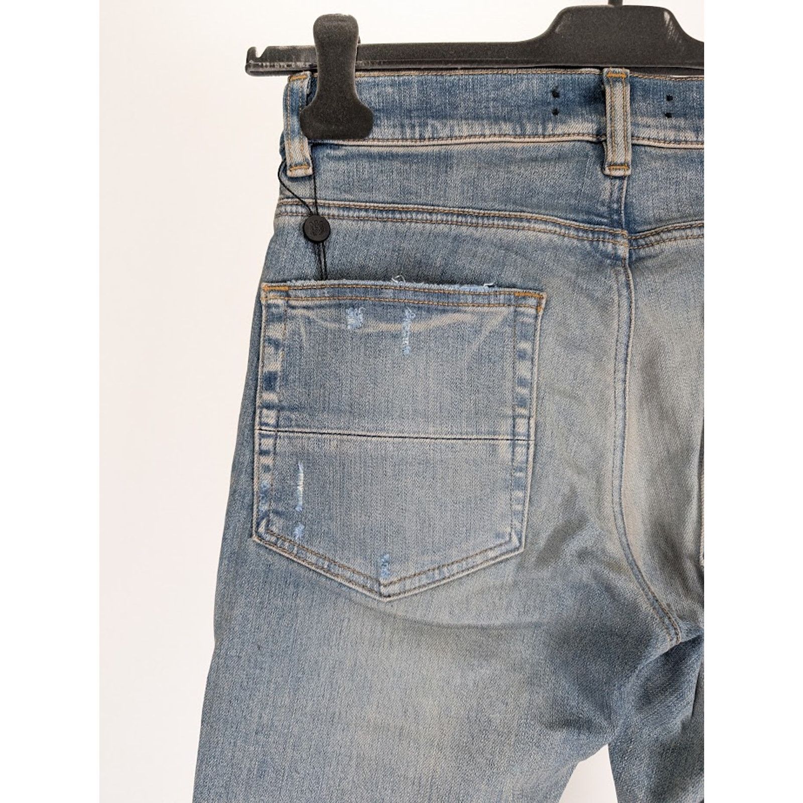 Amiri o1rshd1 Rainbow Paisley Thrasher Jeans in Clay Indigo Size US 34 / EU 50 - 16 Thumbnail