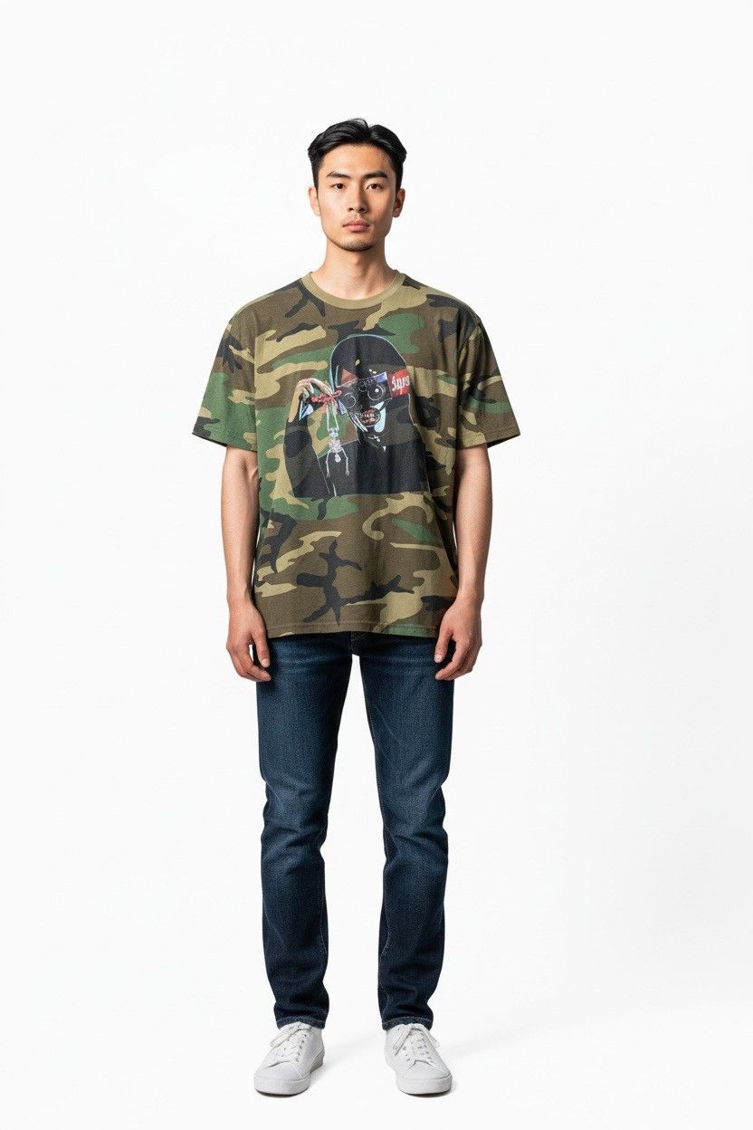 Supreme Vintage Supreme camo Creeper Tee Size US L / EU 52-54 / 3 - 1 Thumbnail