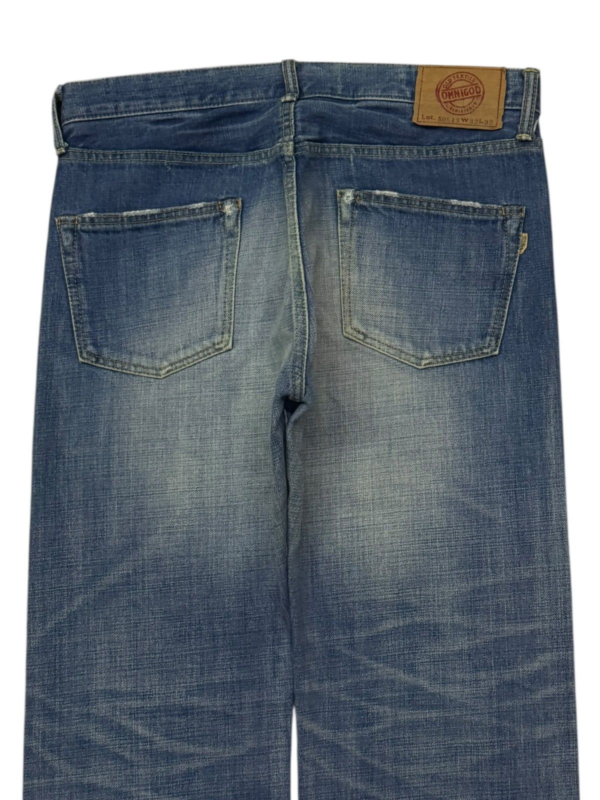OMNIGOD Vintage 90s OMNIGOD Lot 50543 Japanese Denim Jeans | W33 Size US 33 - 5 Thumbnail
