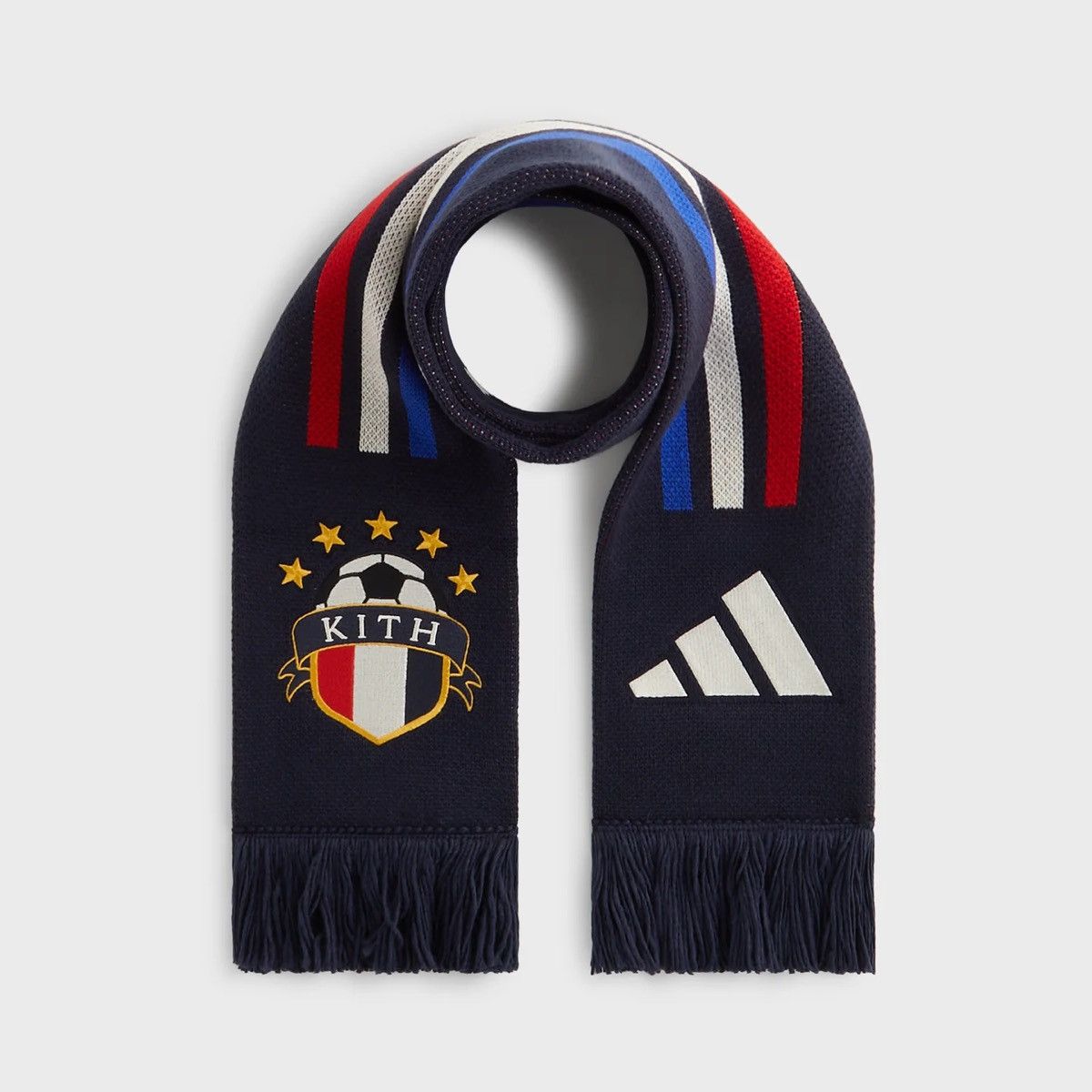 Adidas × Kith Kith for adidas Football Scarf - LEGEND INK Size ONE SIZE - 1 Thumbnail