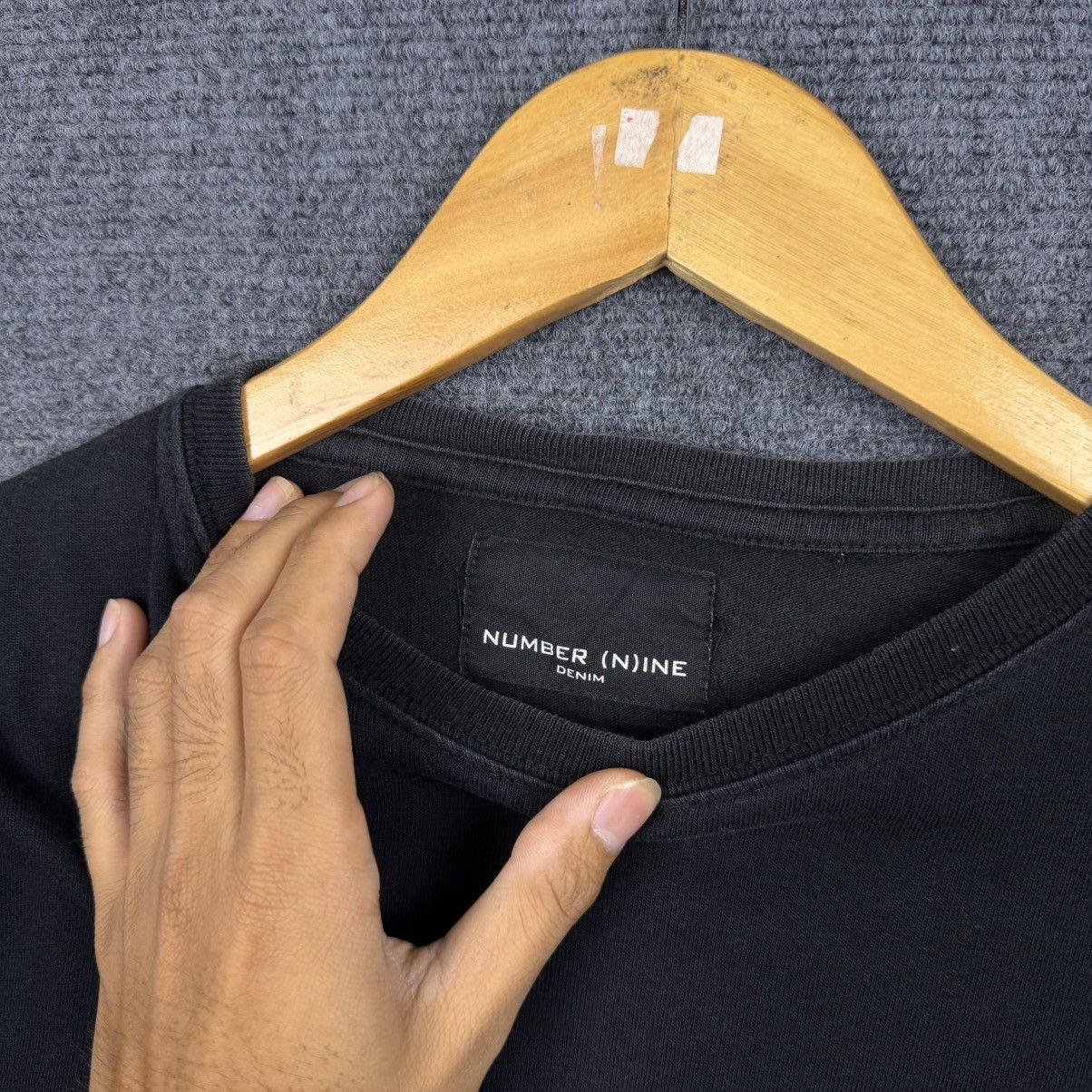 Number (N)ine Number (N)ine Denim Oversized Pocket Tee Size US L / EU 52-54 / 3 - 5 Thumbnail