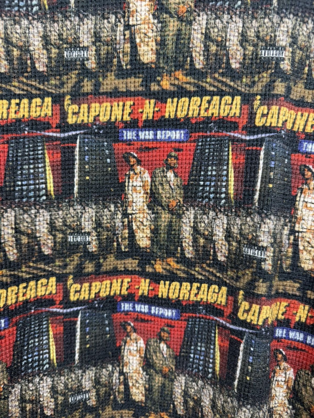 Supreme Supreme War Report Waffle Thermal Sweatshirt Capone Noreaga Size US L / EU 52-54 / 3 - 6 Thumbnail
