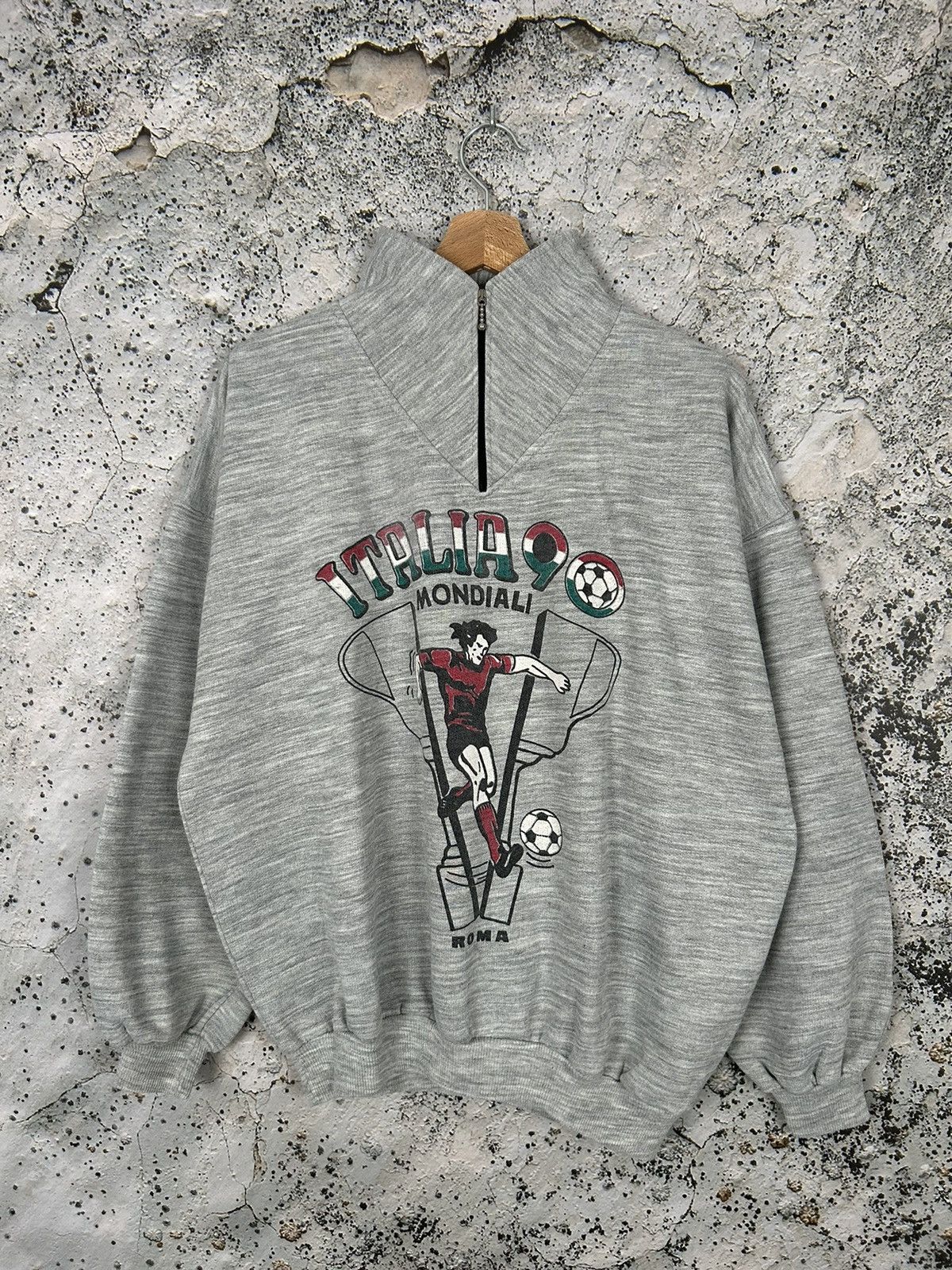 Vintage Vintage Italy 1990 World Cup Roma Football Soccer 90s Size US L / EU 52-54 / 3 - 1 Thumbnail