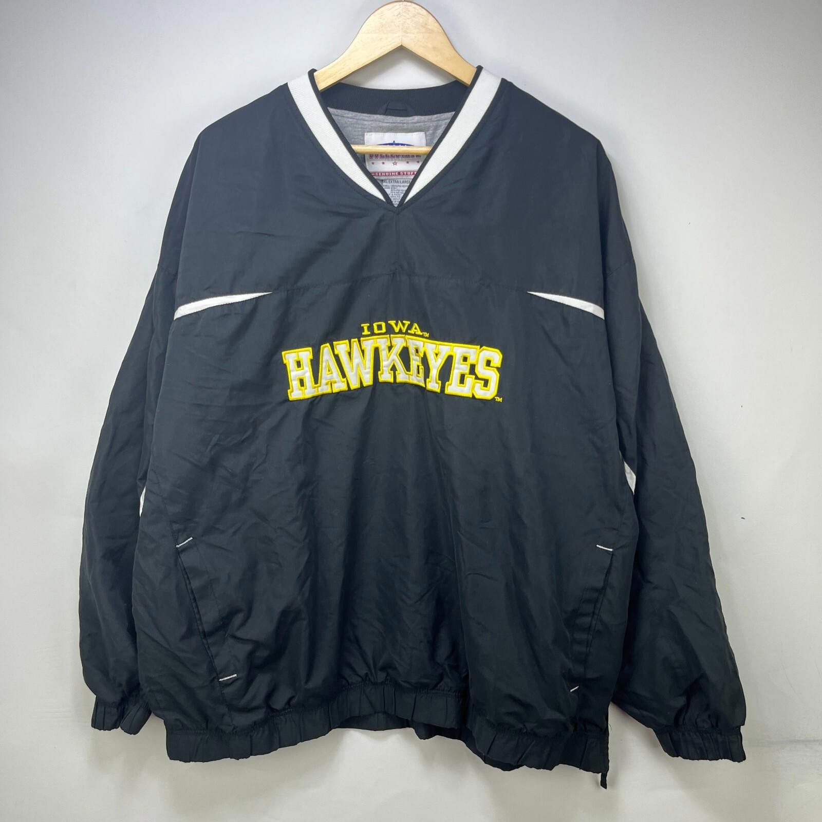 Other Vintage 90s Iowa Hawkeyes University Windbreaker Jacket XL Size ONE SIZE - 1 Thumbnail