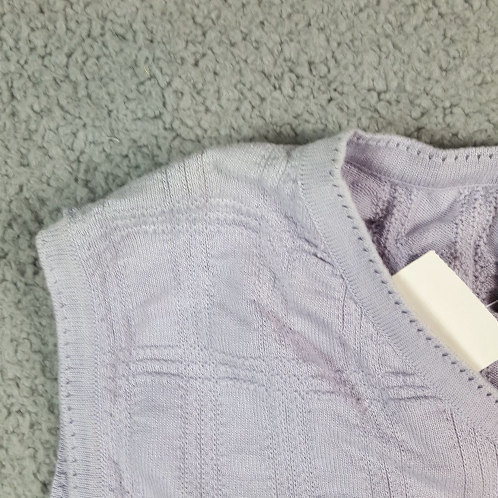 Adidas Vintage Adidas Women's Sweater Vest 90s Check Pattern Purple Sleeveless Knit Pullover M Size M / US 6-8 / IT 42-44 - 3 Thumbnail
