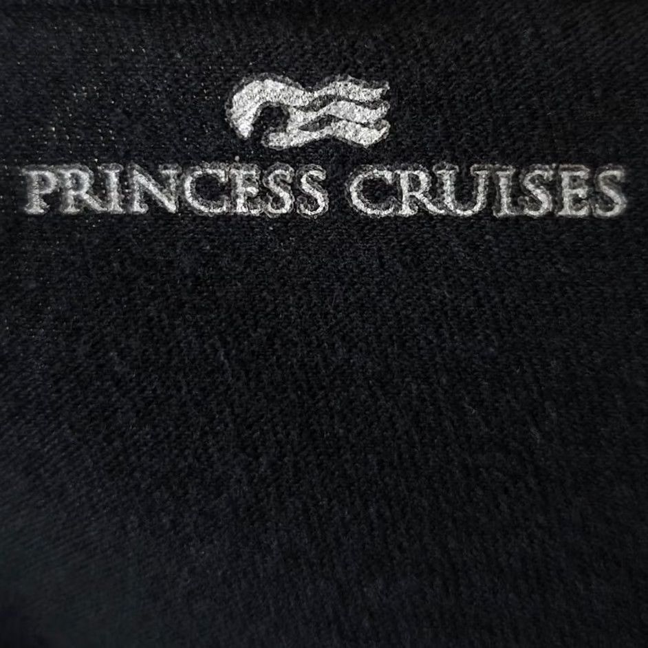 Prince Princess Alaska T Shirt Mens Large Black Wolf Howling Graphic Tee Travel Cruise Souvenir 2010s Mens Size US L / EU 52-54 / 3 - 6 Thumbnail