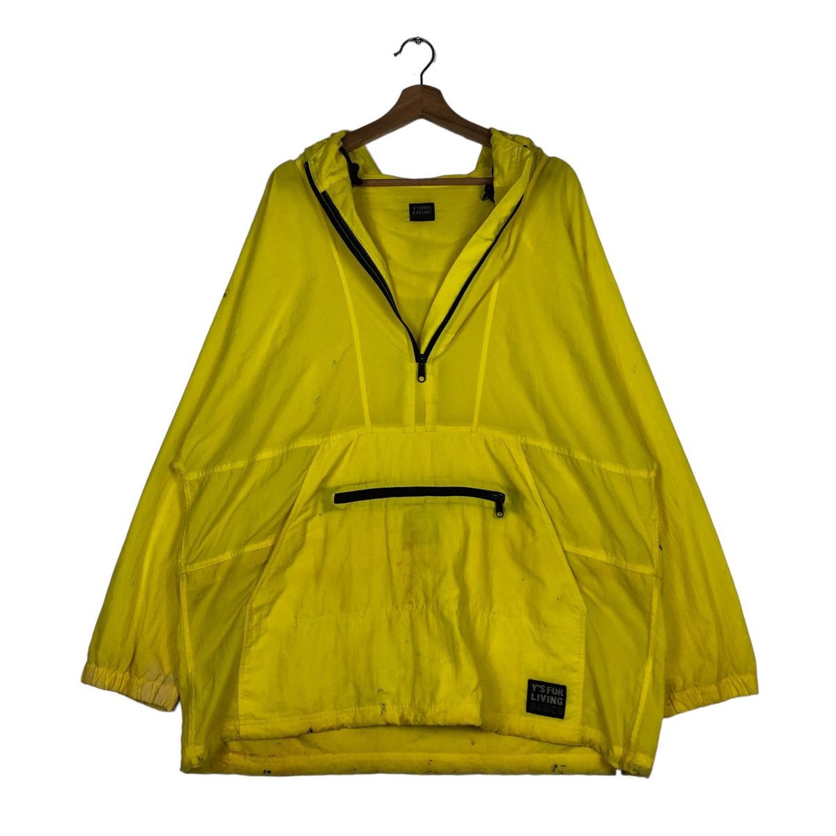 Yohji Yamamoto 🔥VINTAGE ANORAK BIKER JACKET BIG POCKET Y’S FOR LIVING BASI Size US M / EU 48-50 / 2 - 14 Thumbnail