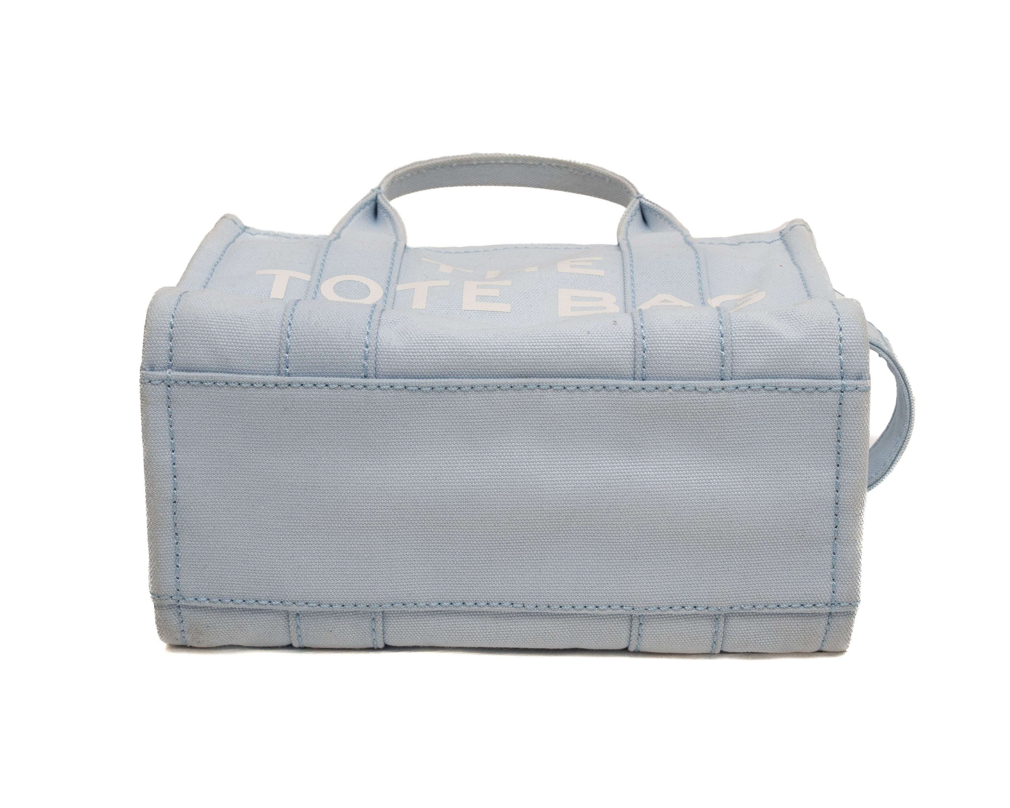 Marc Jacobs MARC JACOBS Small Canvas Tote Bag Cloud Blue Size ONE SIZE - 5 Thumbnail