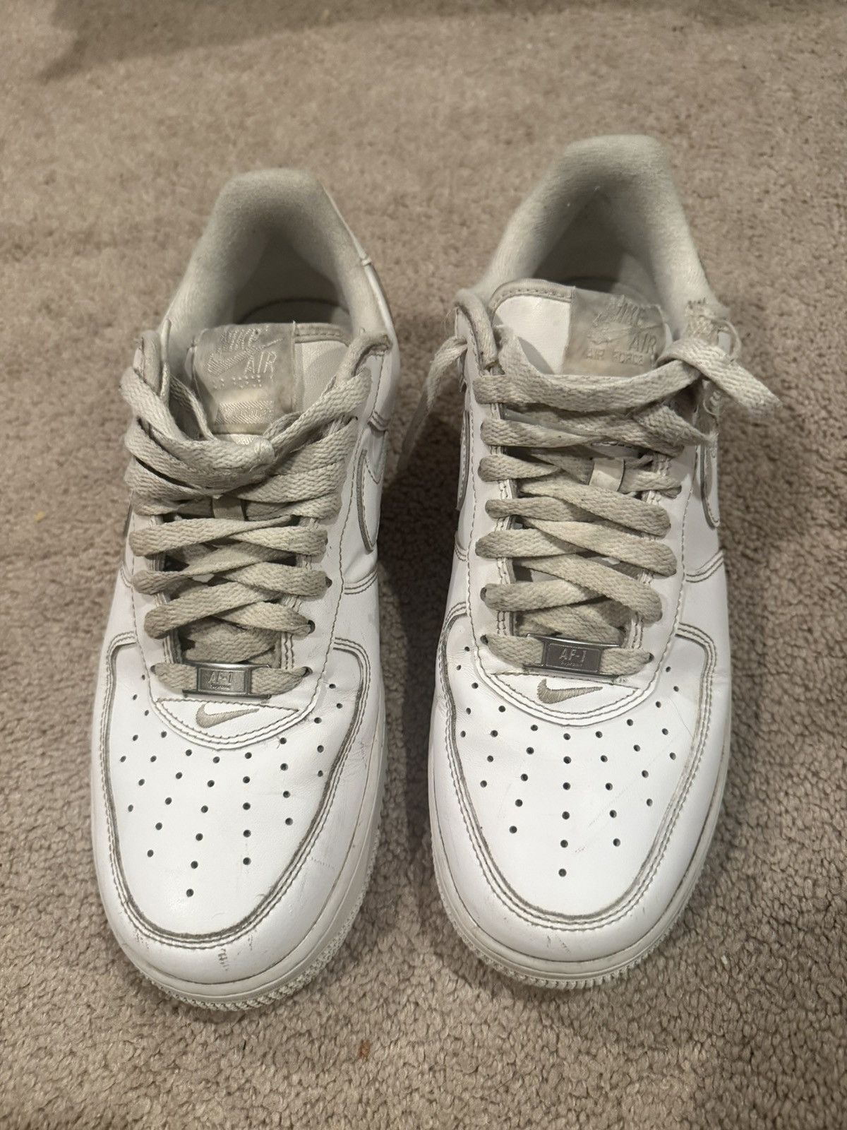 Nike × Supreme supreme nike air force one (no supreme laces) Size US 9 / EU 42 - 4 Thumbnail