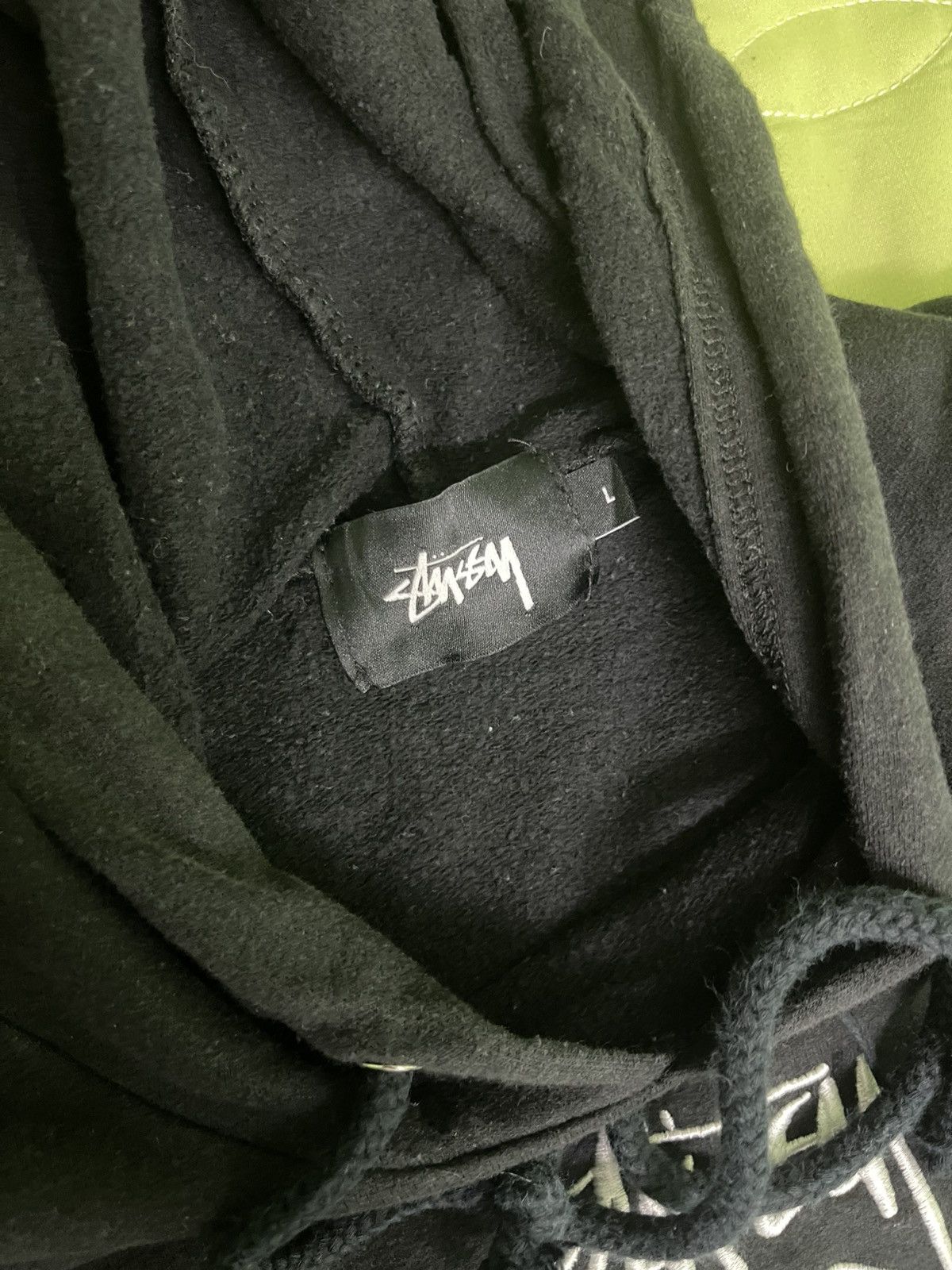 Stussy Vintage Stussy Logo Embroidered Hoodie Size US L / EU 52-54 / 3 - 12 Thumbnail