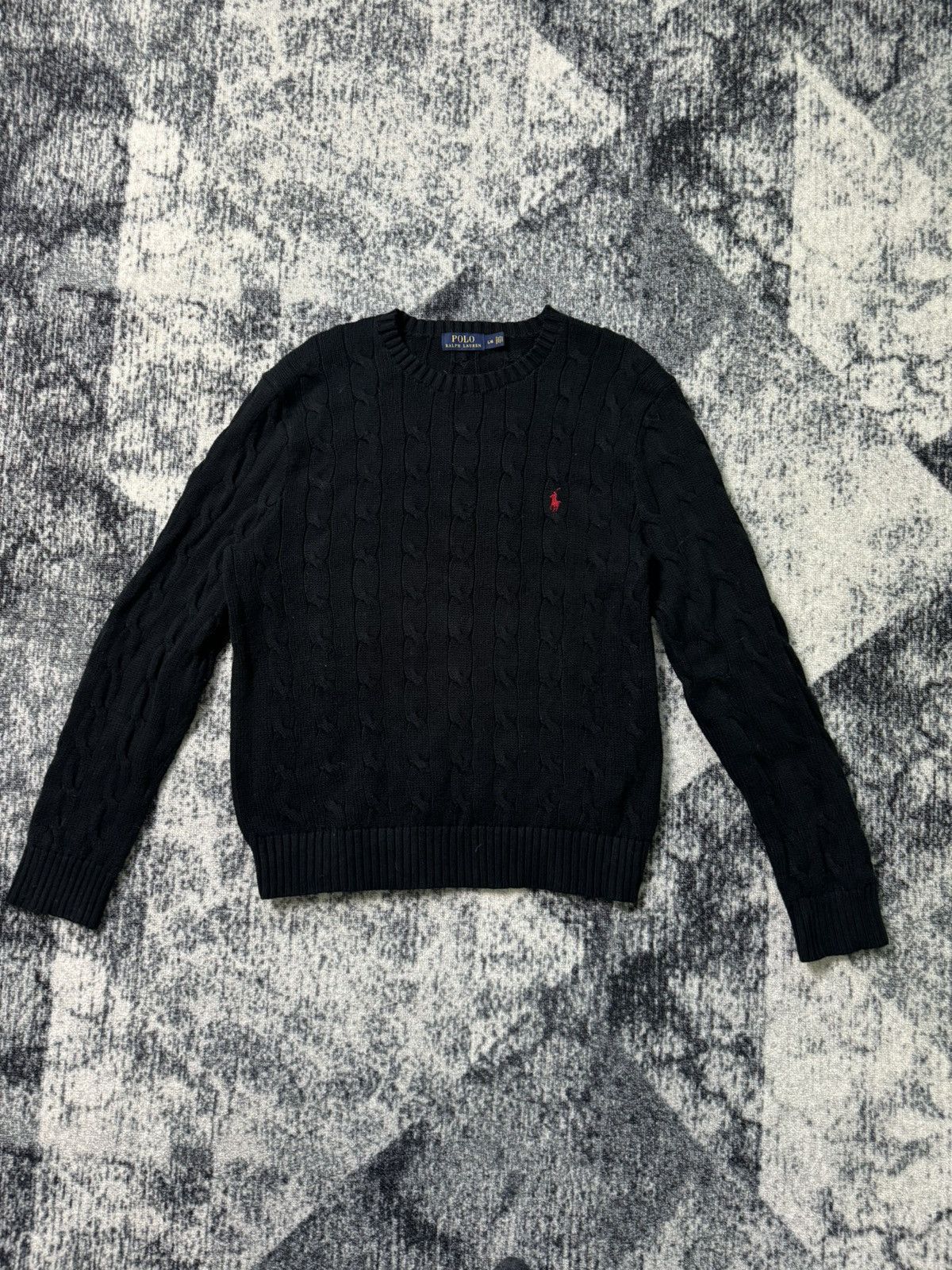 Vintage Vintage Polo Ralph Lauren Sweater Knitwear Red Pony Luxury Size US L / EU 52-54 / 3 - 2 Thumbnail