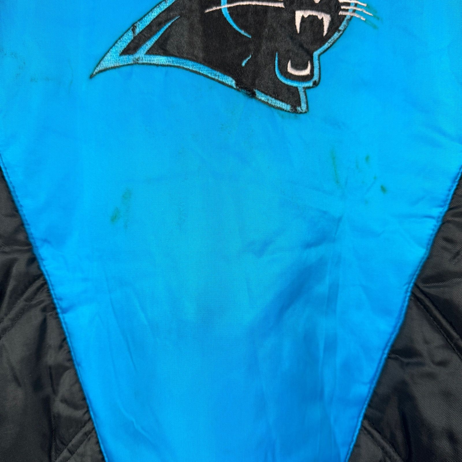 Pro Player × Vintage 90's Blue Pro Player Carolina Panthers Puffer Jacket XL 0216 Size US XL / EU 56 / 4 - 9 Thumbnail