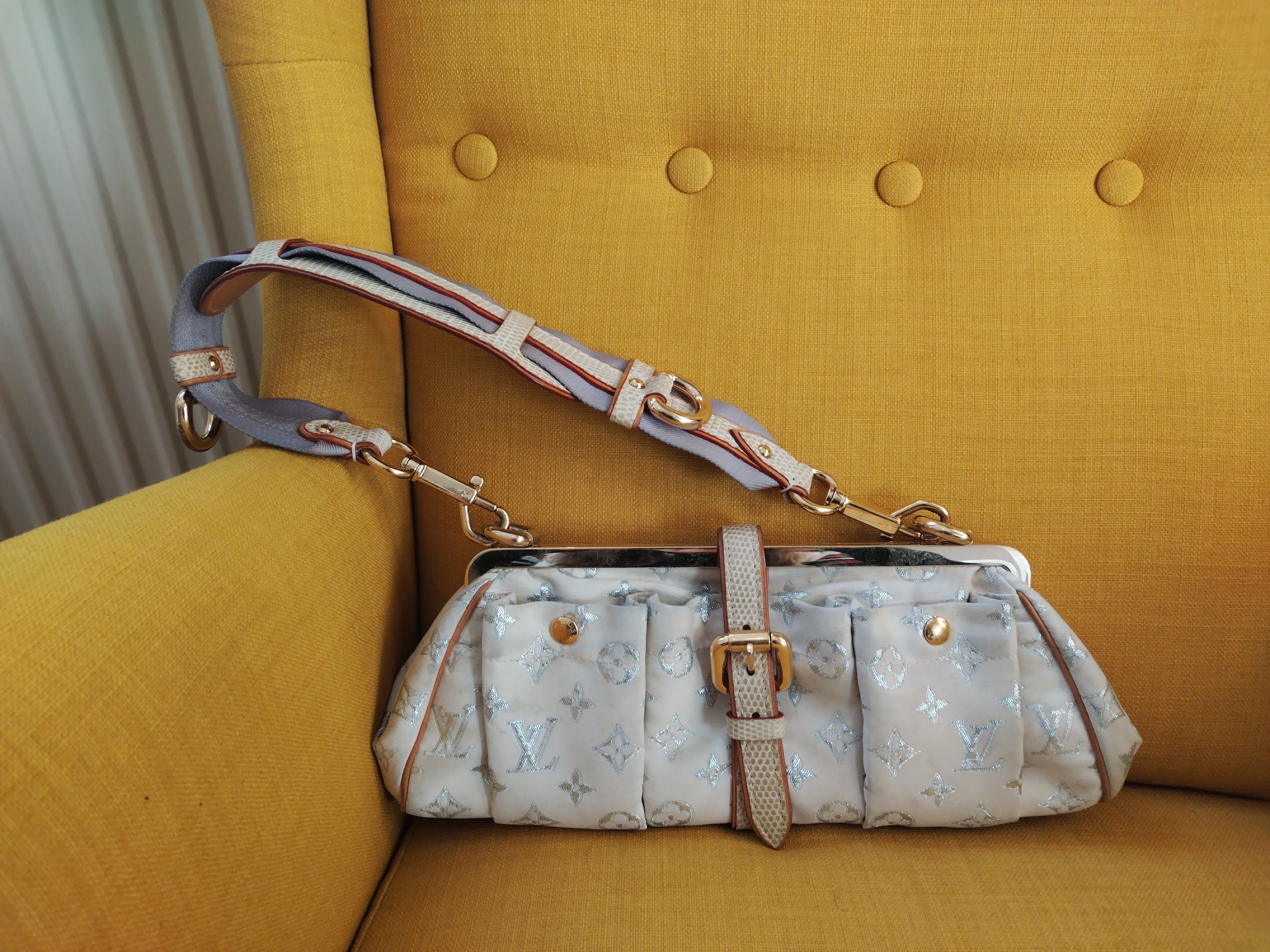 Louis Vuitton Louis vuitton rare / satin and lizard Size ONE SIZE - 1 Thumbnail