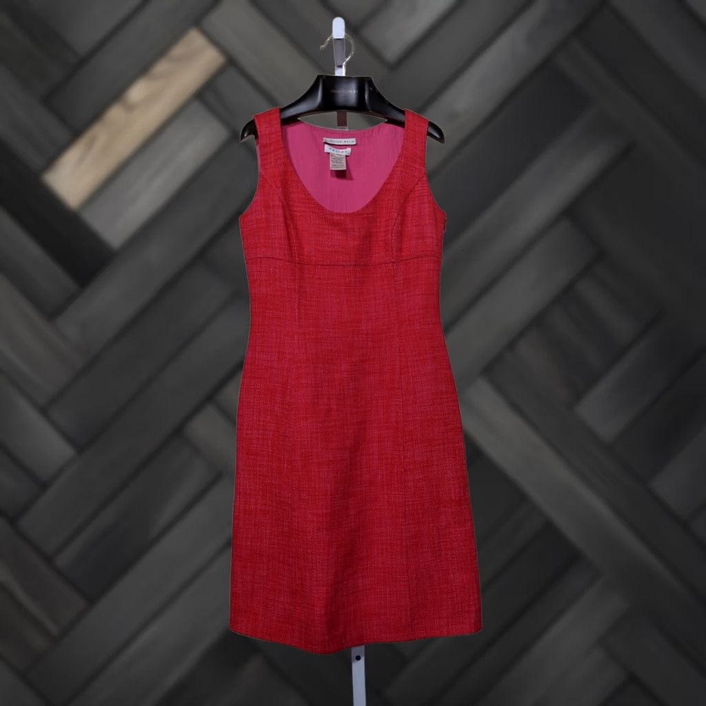 Celine VINTAGE CELINE By Michael Kors Pink Tweed Dress 38 France Women Knee Length 90s Size XS / US 0-2 / IT 36-38 - 1 Thumbnail