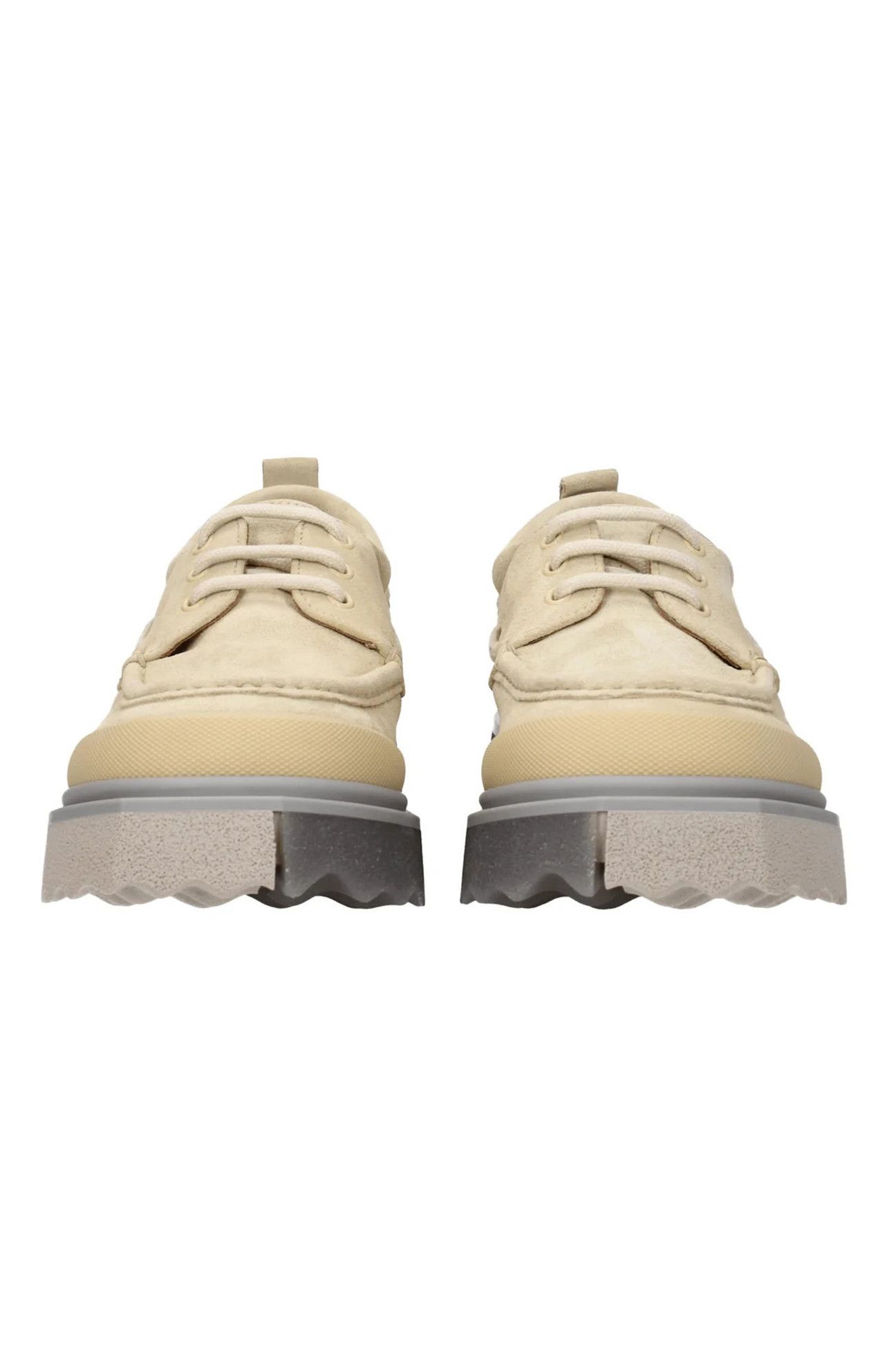 Off-White Off-White Boat Shoe Lace Up and Monkstrap Suede Beige Size US 7 / EU 40 - 4 Thumbnail