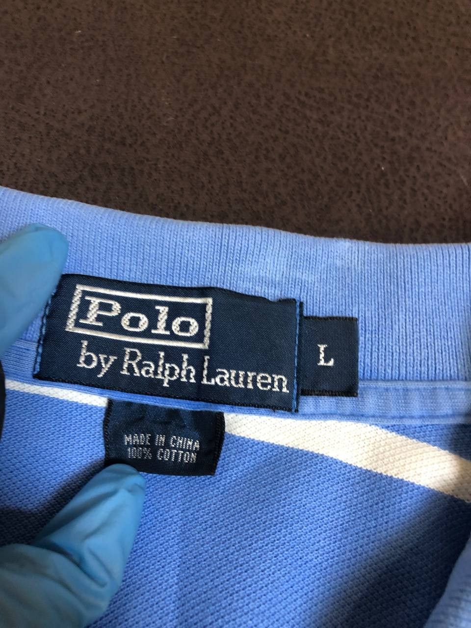 Polo Ralph Lauren Polo by Ralph Lauren Mens Striped Pony Short Sleeve Size US L / EU 52-54 / 3 - 3 Thumbnail