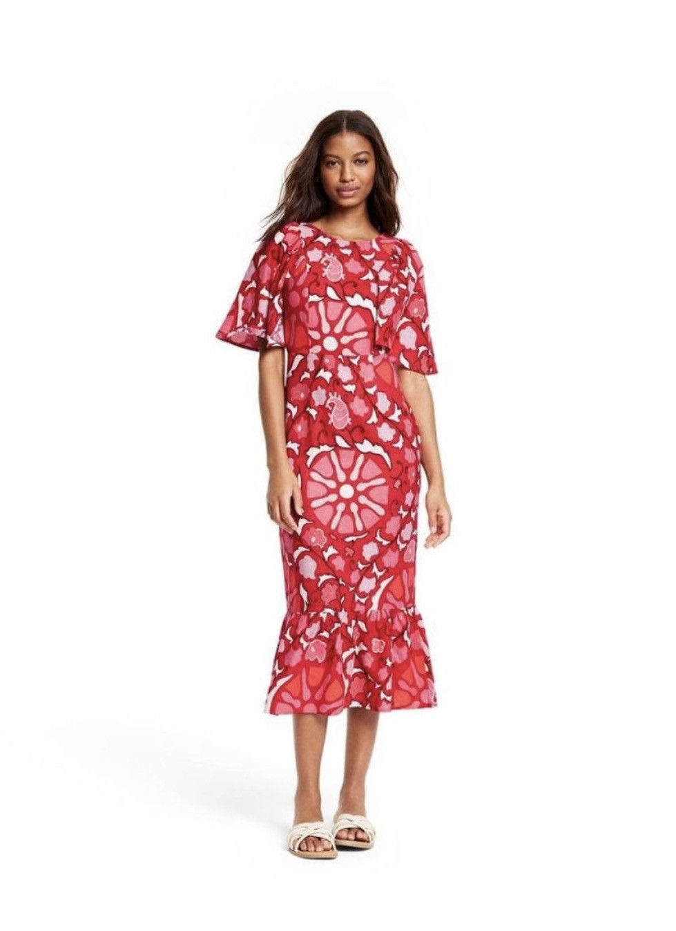 RHODE Rhode Midi Dress Size XL / US 12-14 / IT 48-50 - 3 Thumbnail