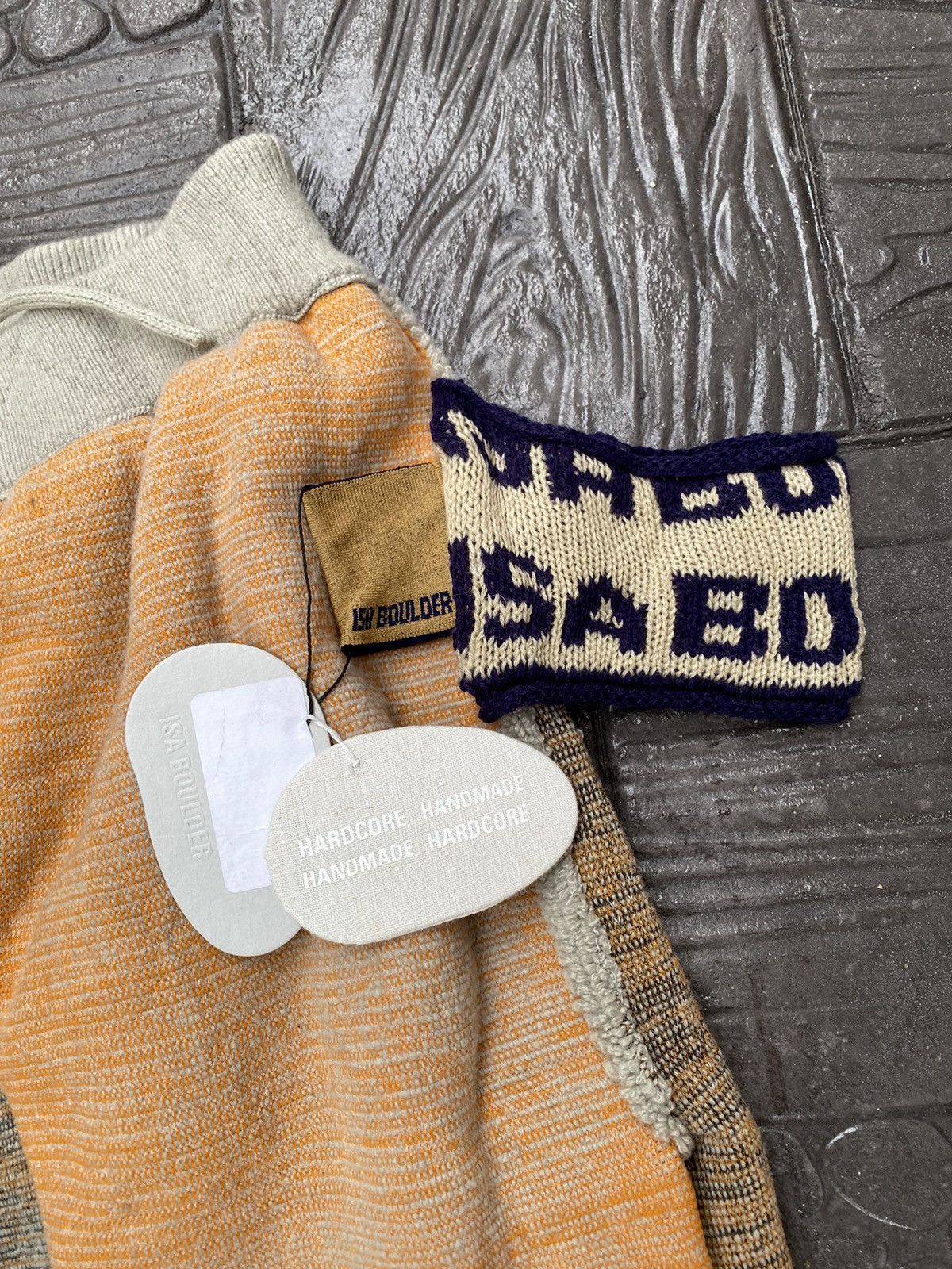 Japanese Brand ISA BOULDER Handmade Towel Balloon Pant / Oatmeal Orange NWT Size US 31 - 13 Thumbnail