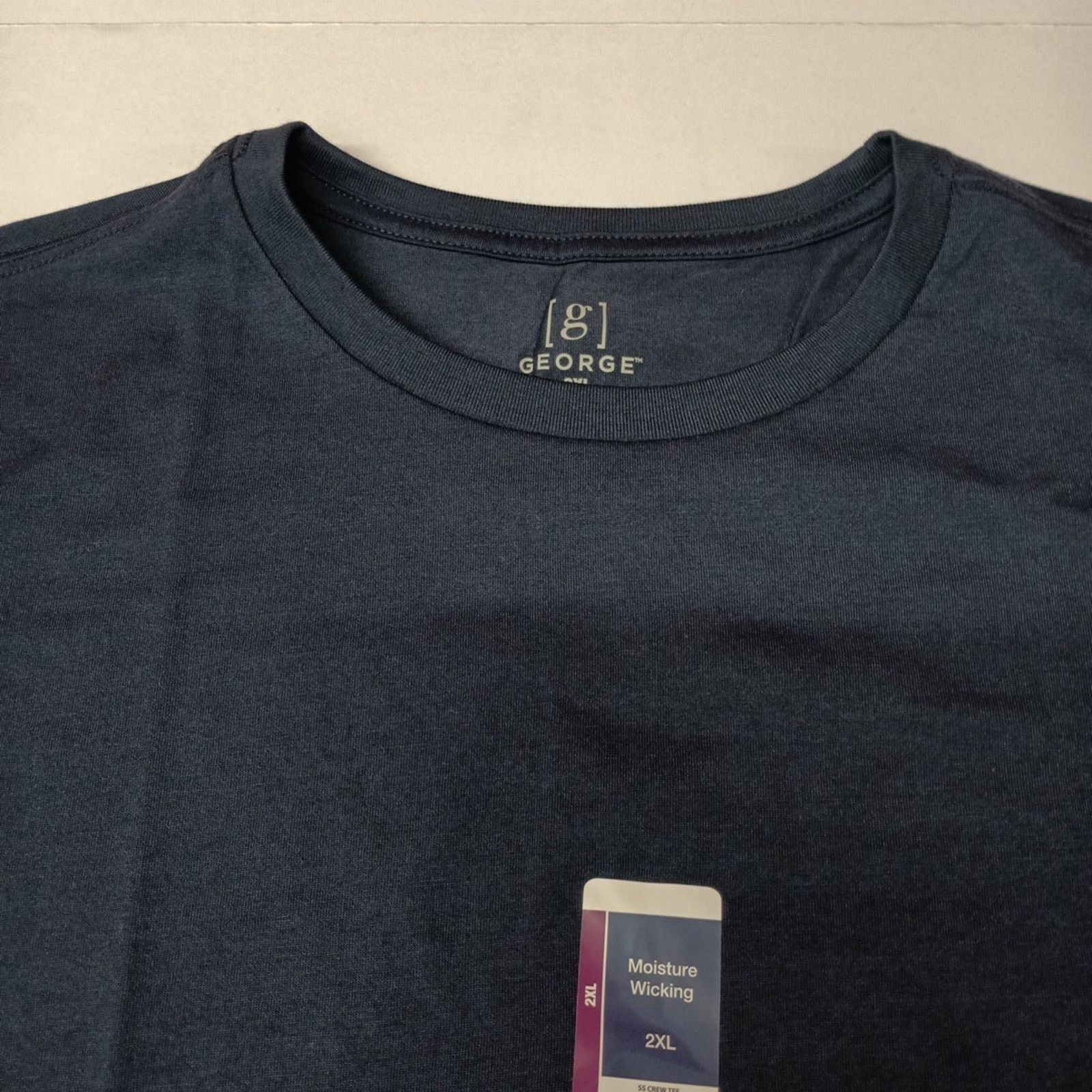 George George Men's T-Shirt Short Sleeve Size 2XL Moisture Wicking Size US XXL / EU 58 / 5 - 2 Thumbnail
