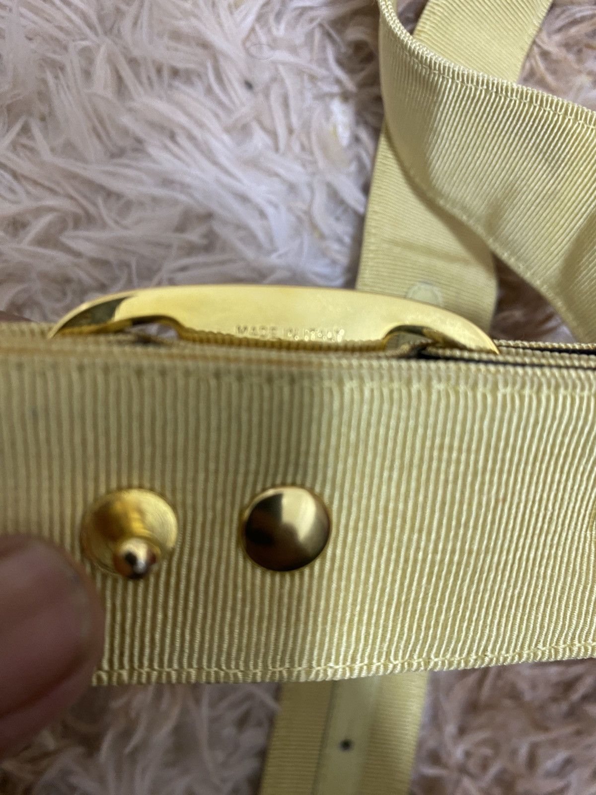 Salvatore Ferragamo Salvatore Ferragamo Vara Bow Belt Yellow Gold Buckle - Size ONE SIZE - 4 Thumbnail