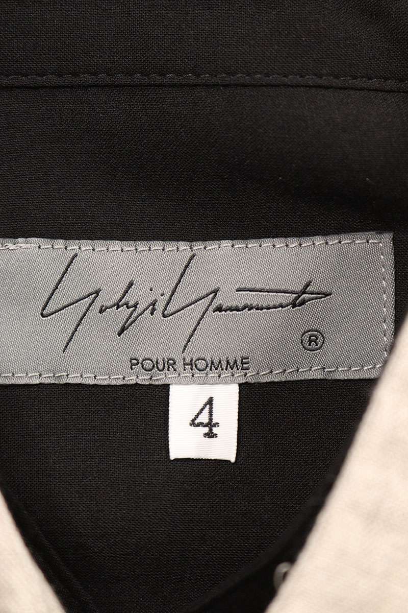 Yohji Yamamoto YOHJI YAMAMOTO POUR HOMME Color long sleeve shirt Size US XL / EU 56 / 4 - 3 Thumbnail