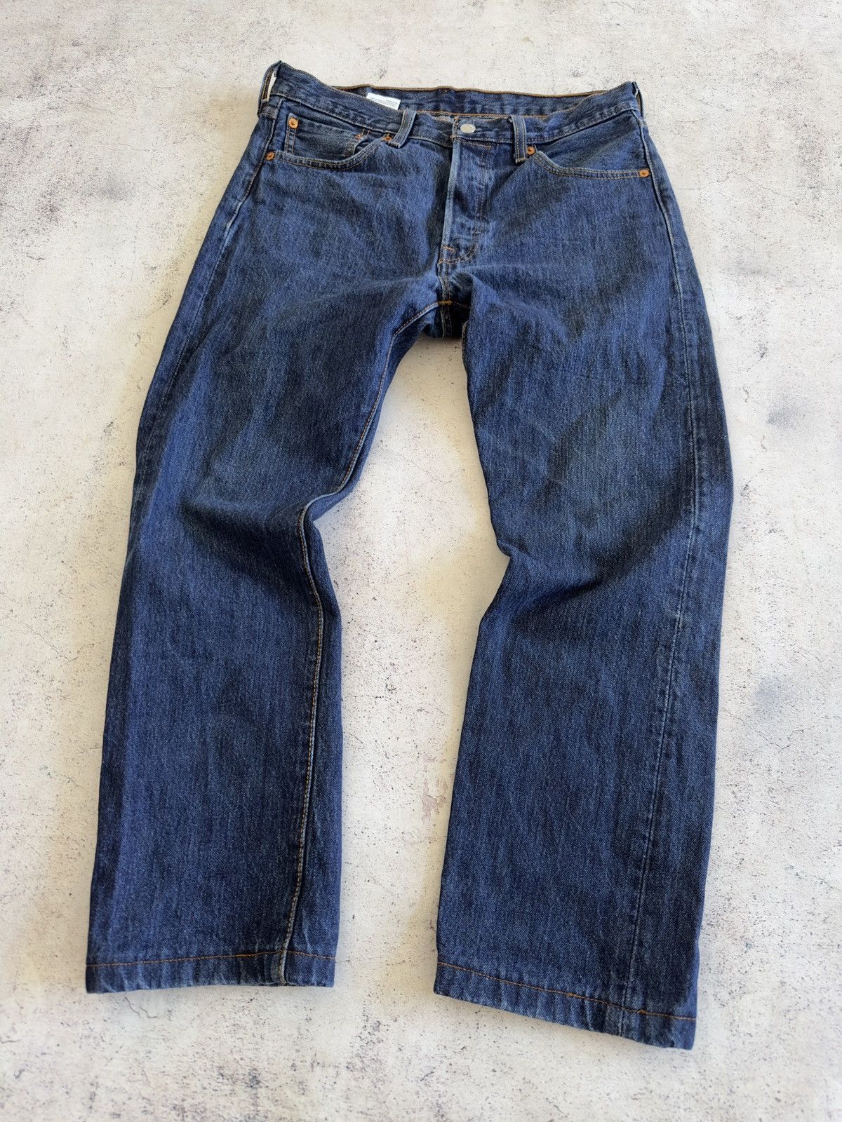 Levi's Levis 501 Blue Denim Jeans Size 32/32 Size US 32 / EU 48 - 2 Thumbnail
