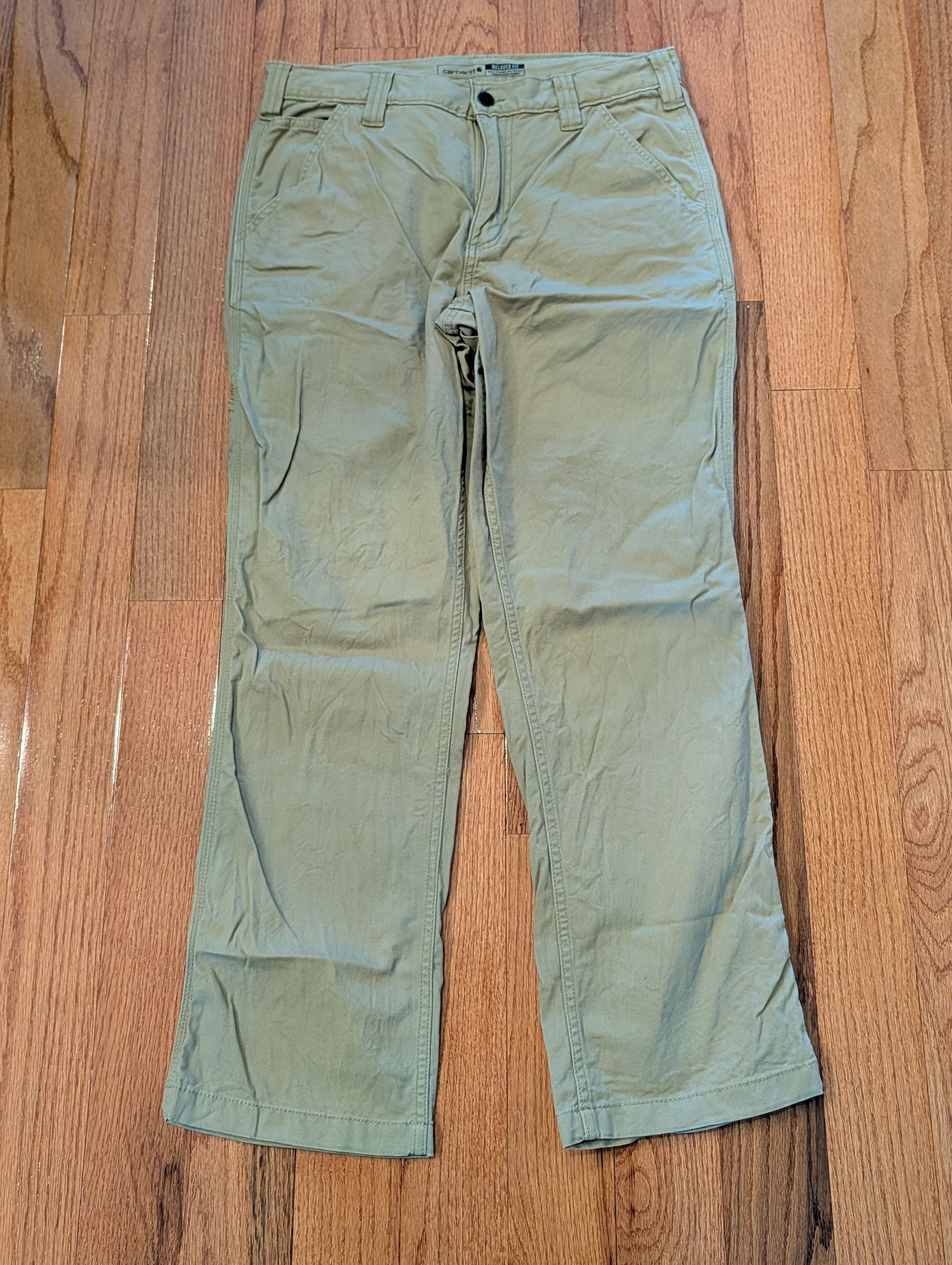 Carhartt Carhartt Relaxed Fit 32x30 Work Wear Tan Pants Size US 32 / EU 48 - 4 Thumbnail