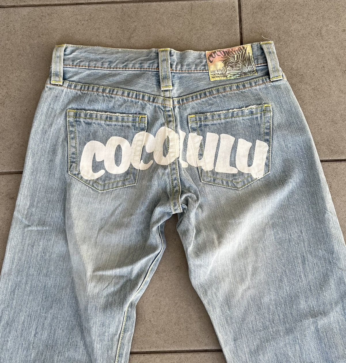 Japanese Brand Vintage CO & LU Iconic Japanese Brand Faded Blue Jeans Size US 26 / EU 42 - 12 Thumbnail