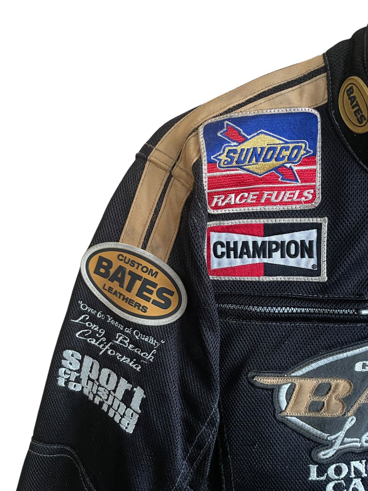 Vintage Very Rare Vintage Brand Bates Motorcycle Jacket 1990s Size US L / EU 52-54 / 3 - 5 Thumbnail