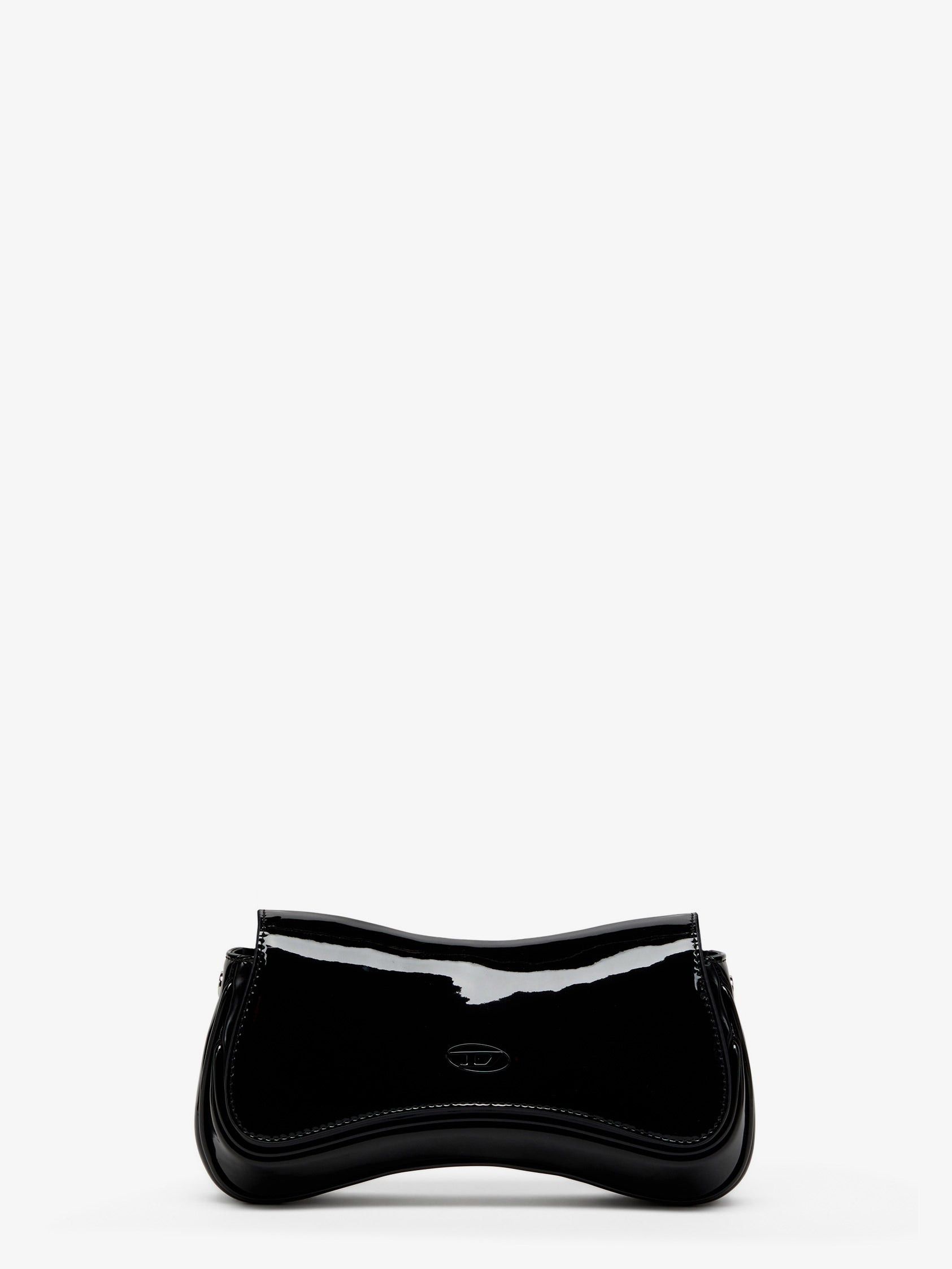 Diesel Play Clutch Shiny Leather Shoulder Bag Size ONE SIZE - 1 Thumbnail